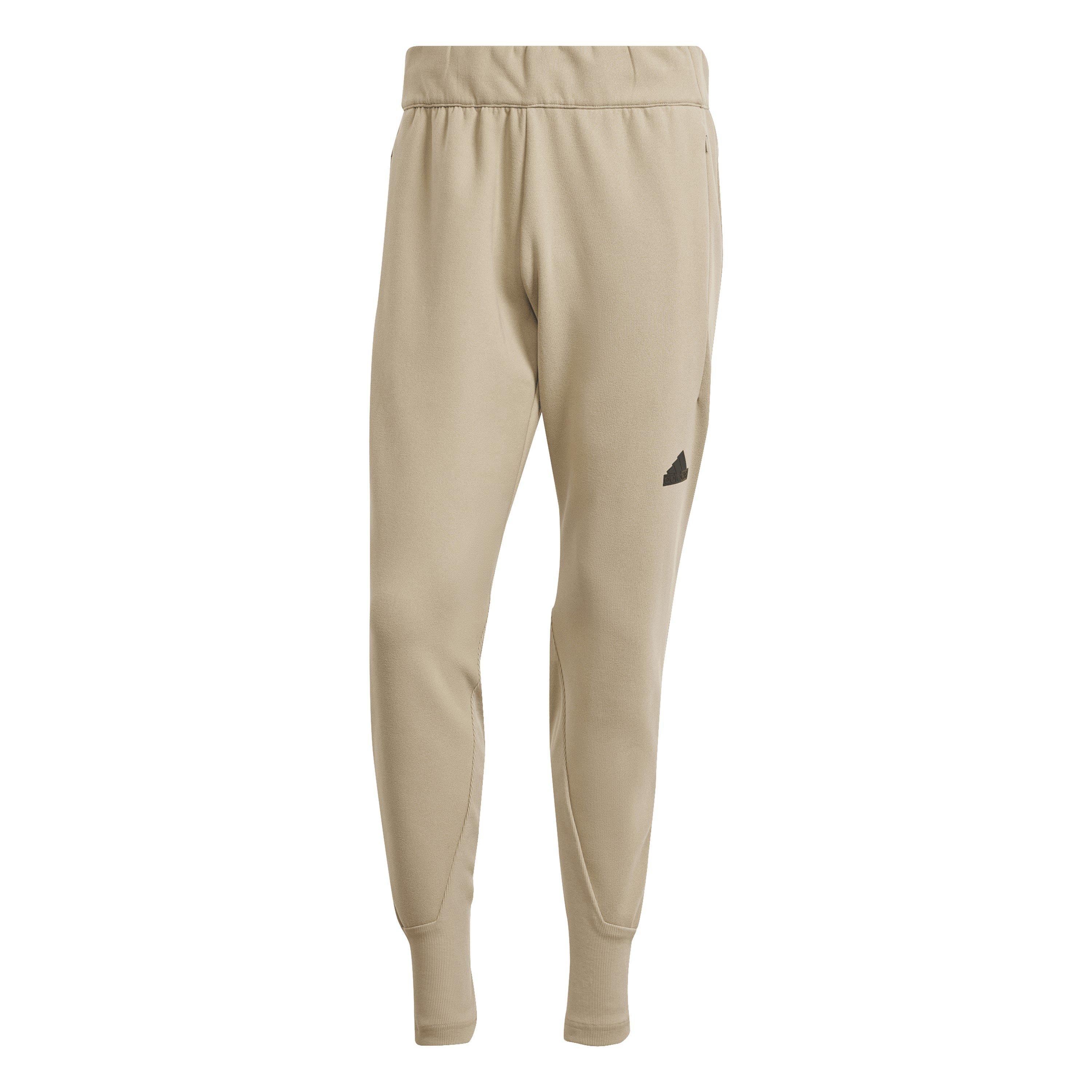 Adidas Men's Z.n.e. Water Resistant Closed Hem Fleece Joggers - Brown - 2XL