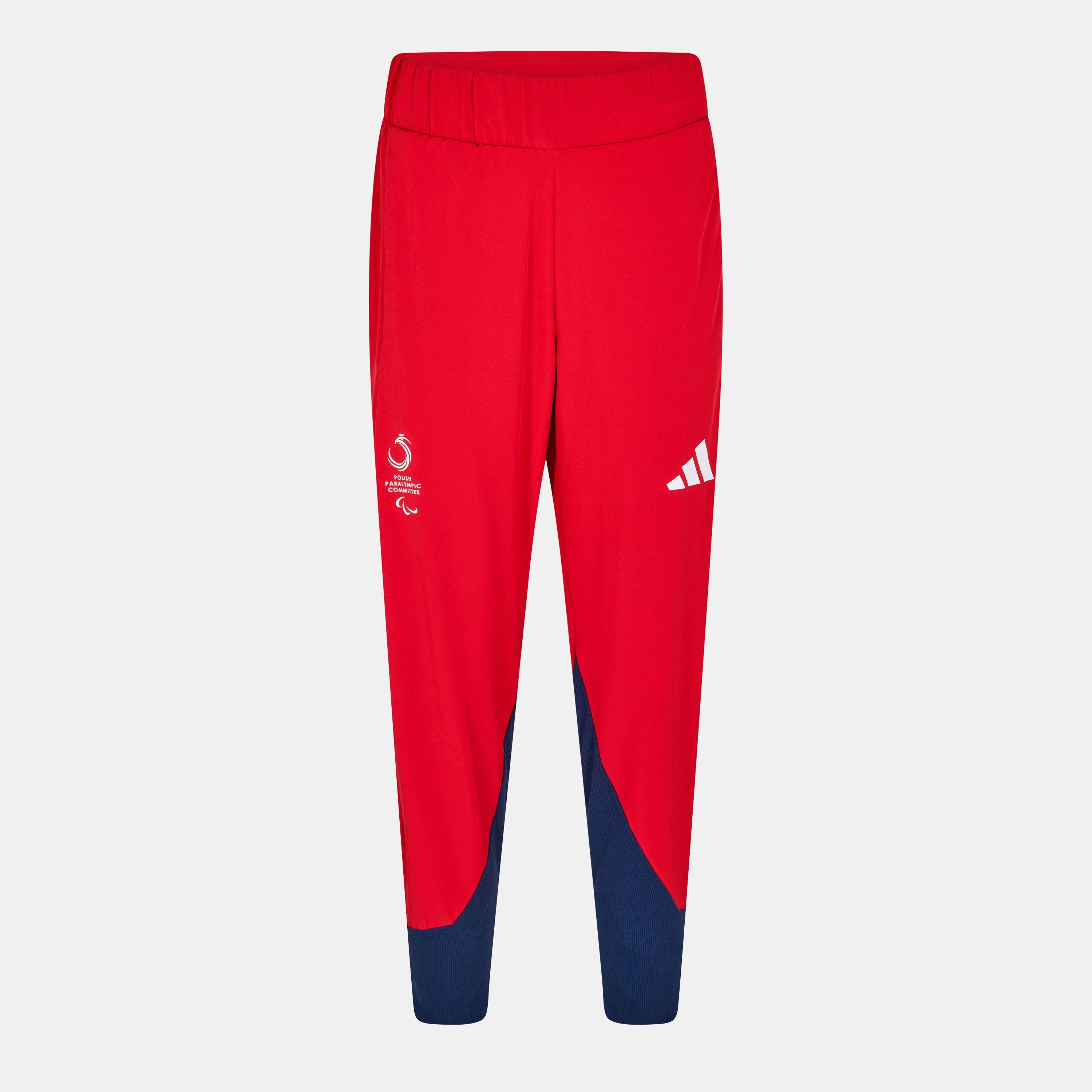 Adidas Men's Closed Hem Fleece Joggers - Red - M