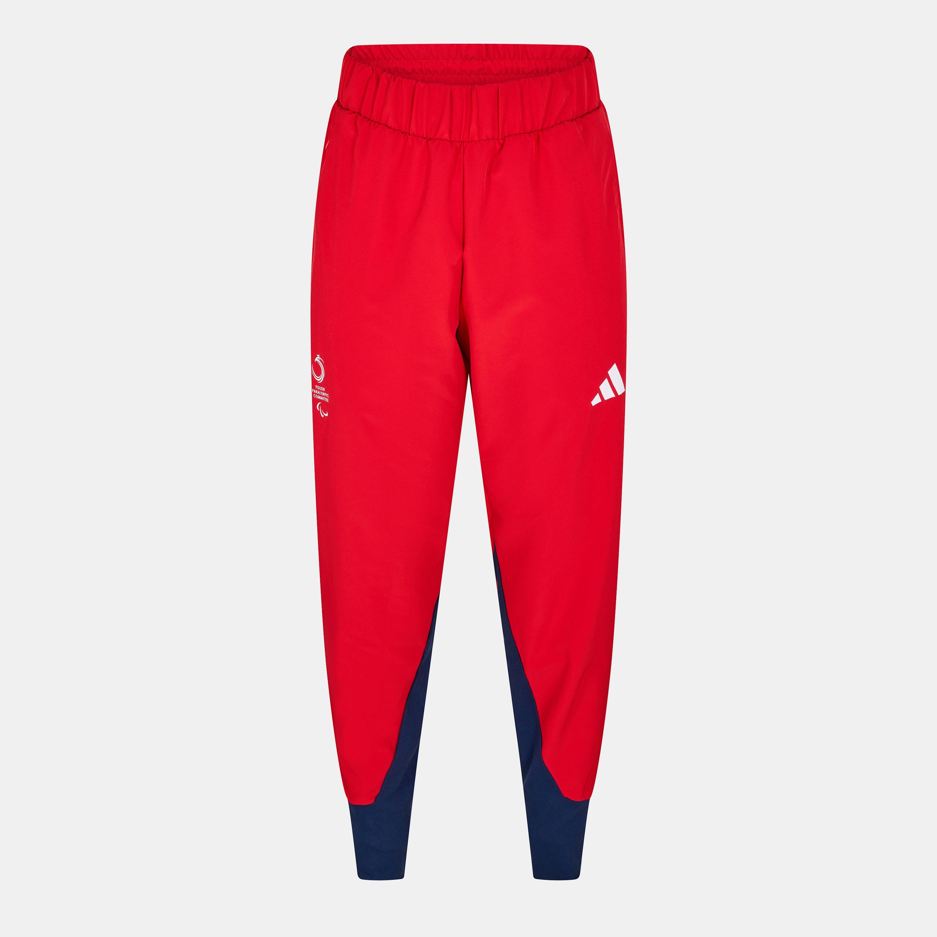 Adidas Men's Closed Hem Fleece Joggers - Red - XL