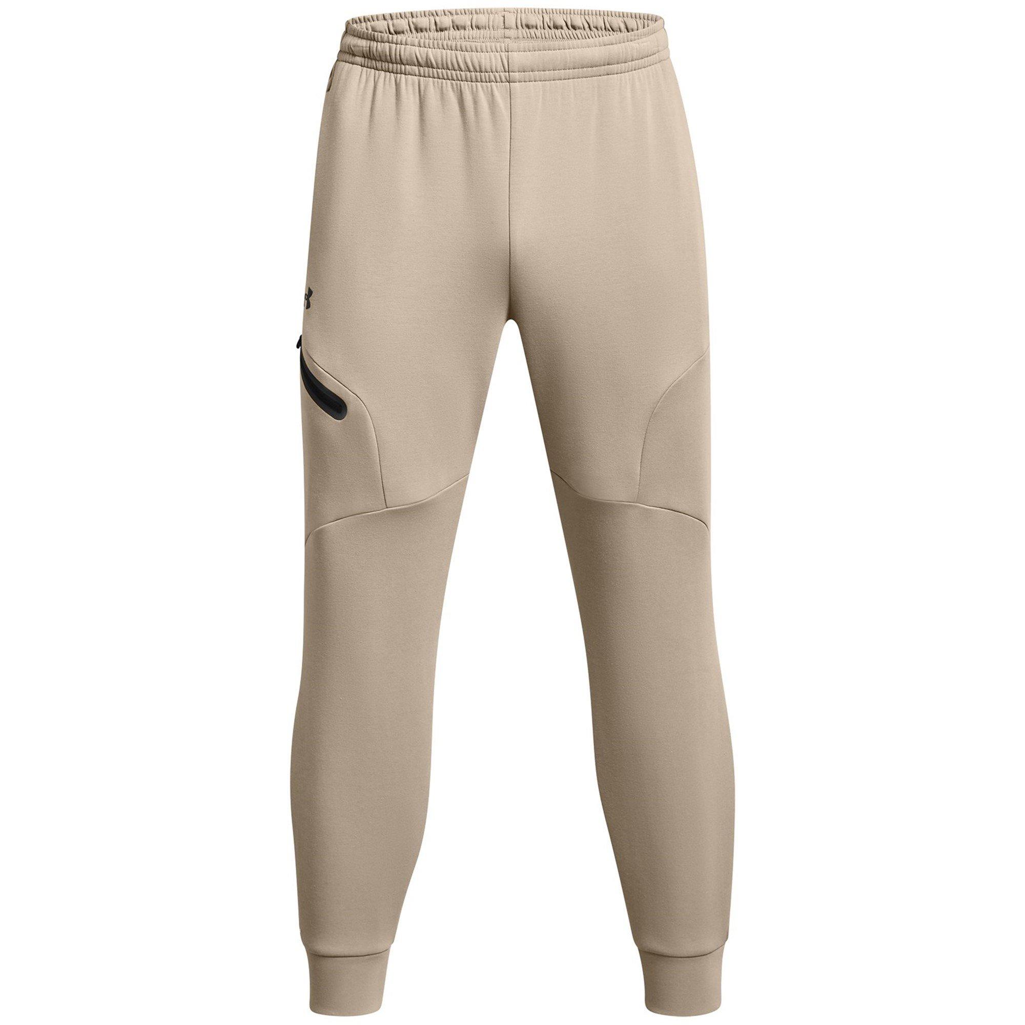 Under Armour Men's Closed Hem Fleece Joggers - Brown - XS