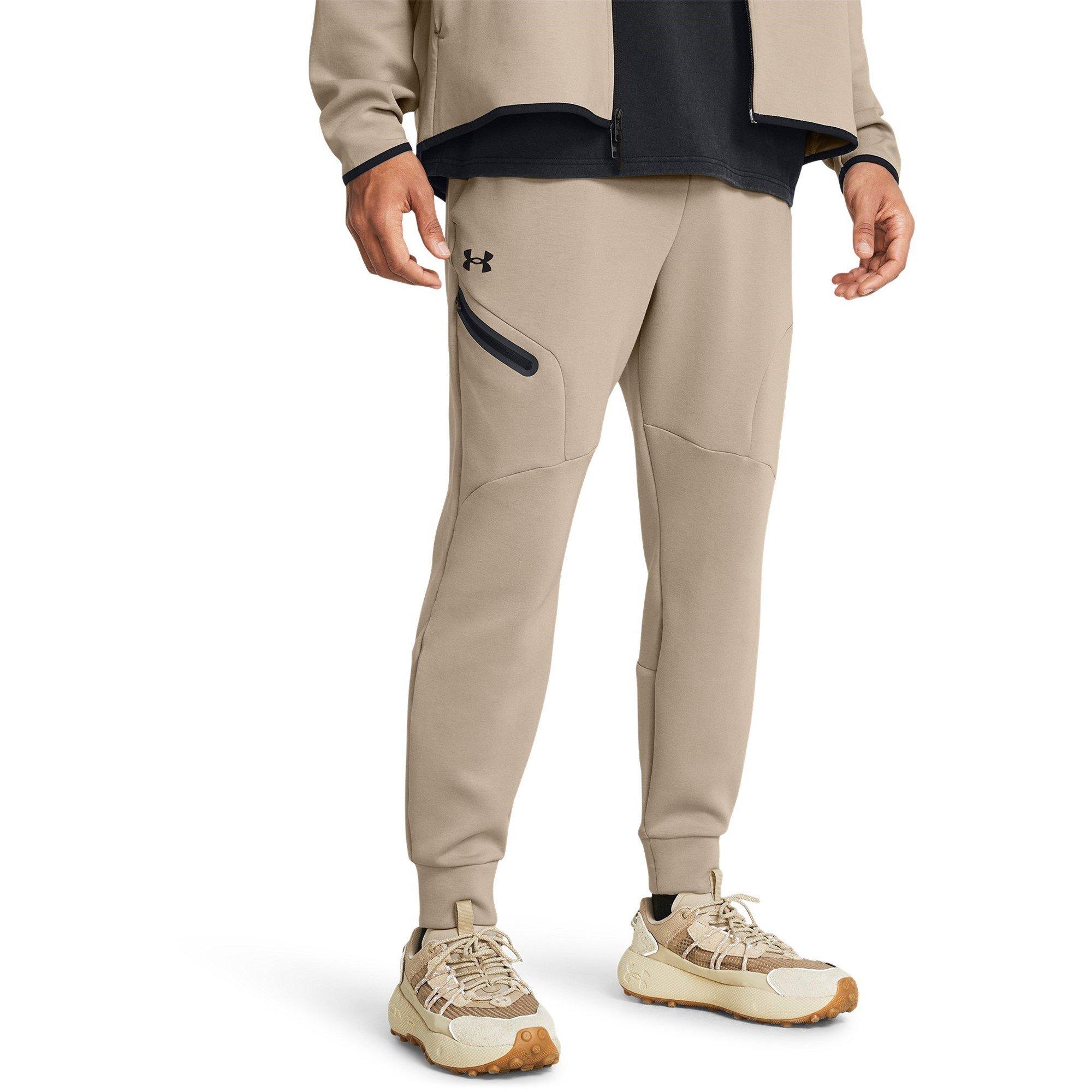 Brown - Under Armour - Men's Closed Hem Fleece Joggers - 3