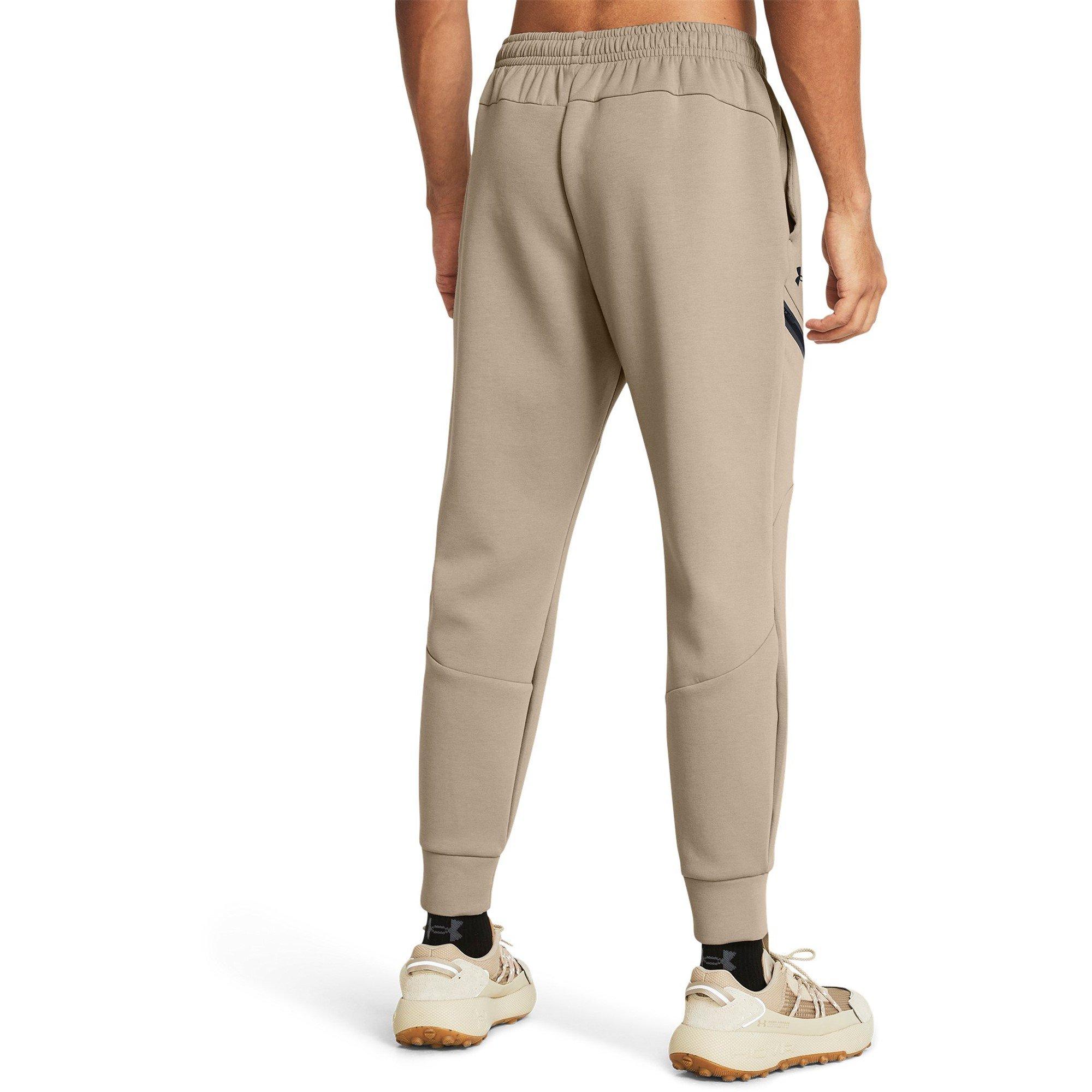 Brown - Under Armour - Men's Closed Hem Fleece Joggers - 4