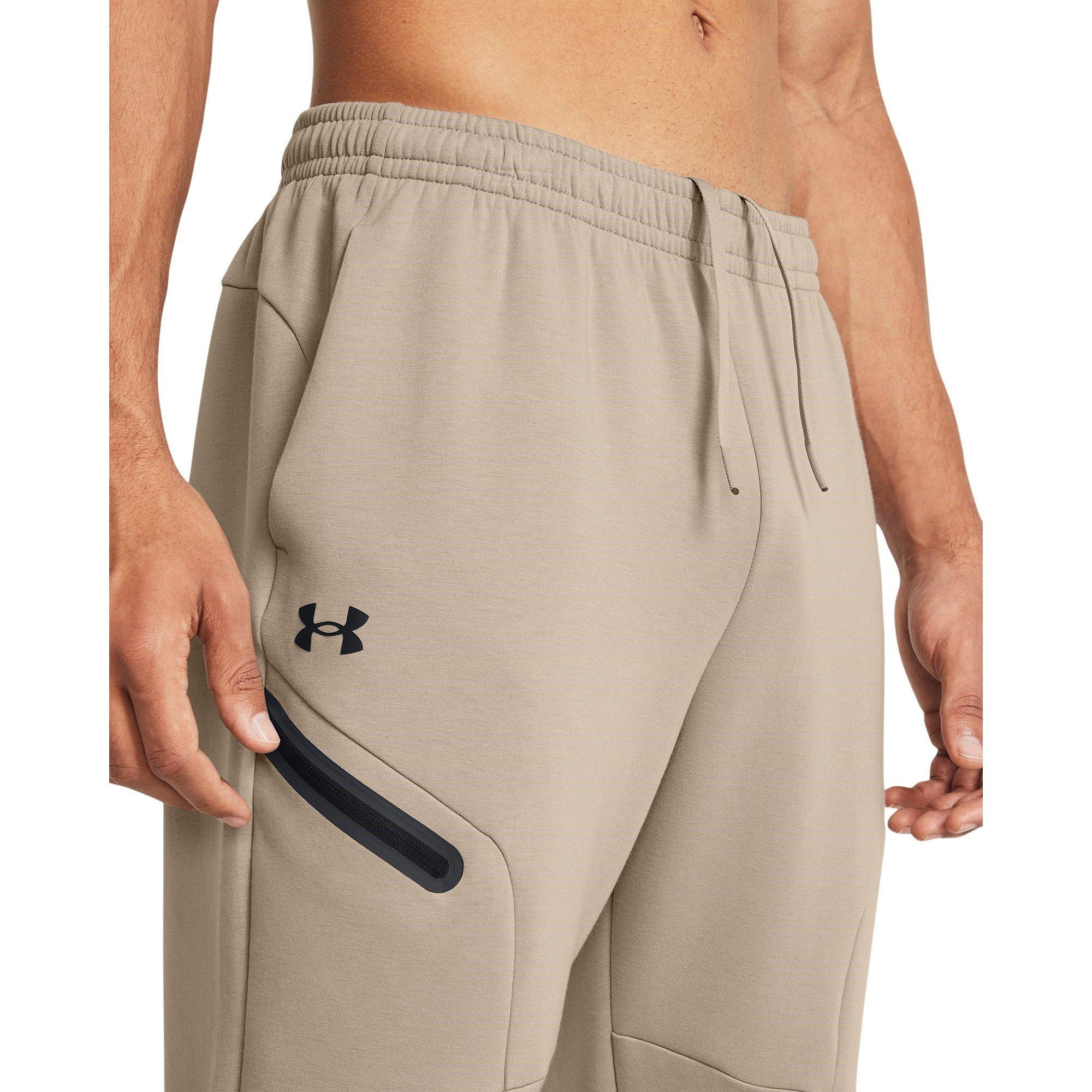 Brown - Under Armour - Men's Closed Hem Fleece Joggers - 5