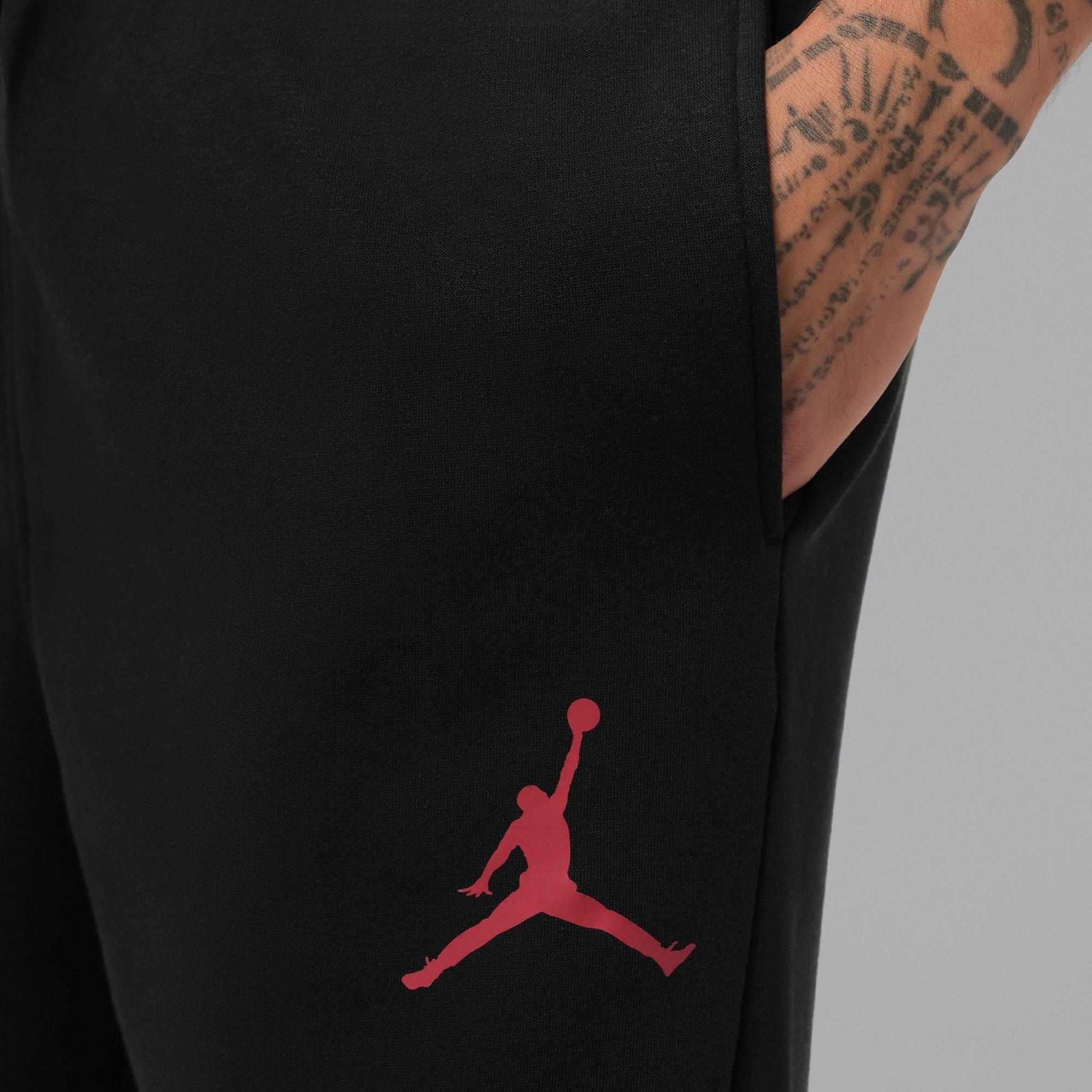 Black/Gym Red - Air Jordan - Jordan Jump Flc Pant Sn00 - 3