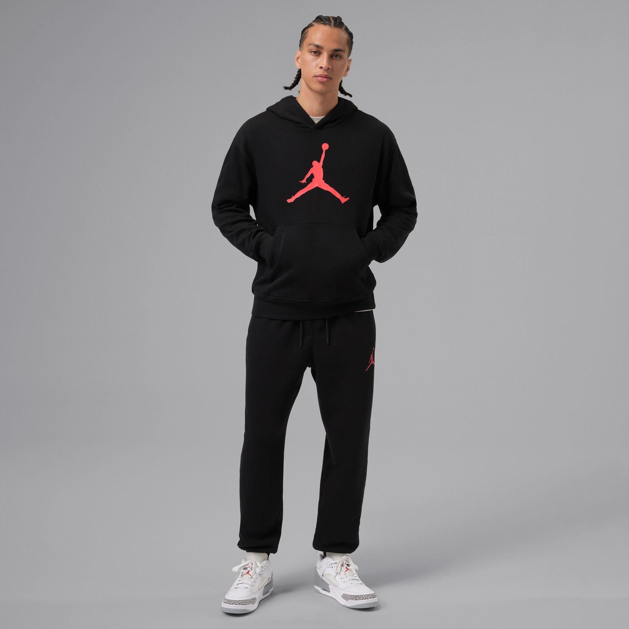Black/Gym Red - Air Jordan - Jordan Jump Flc Pant Sn00 - 6