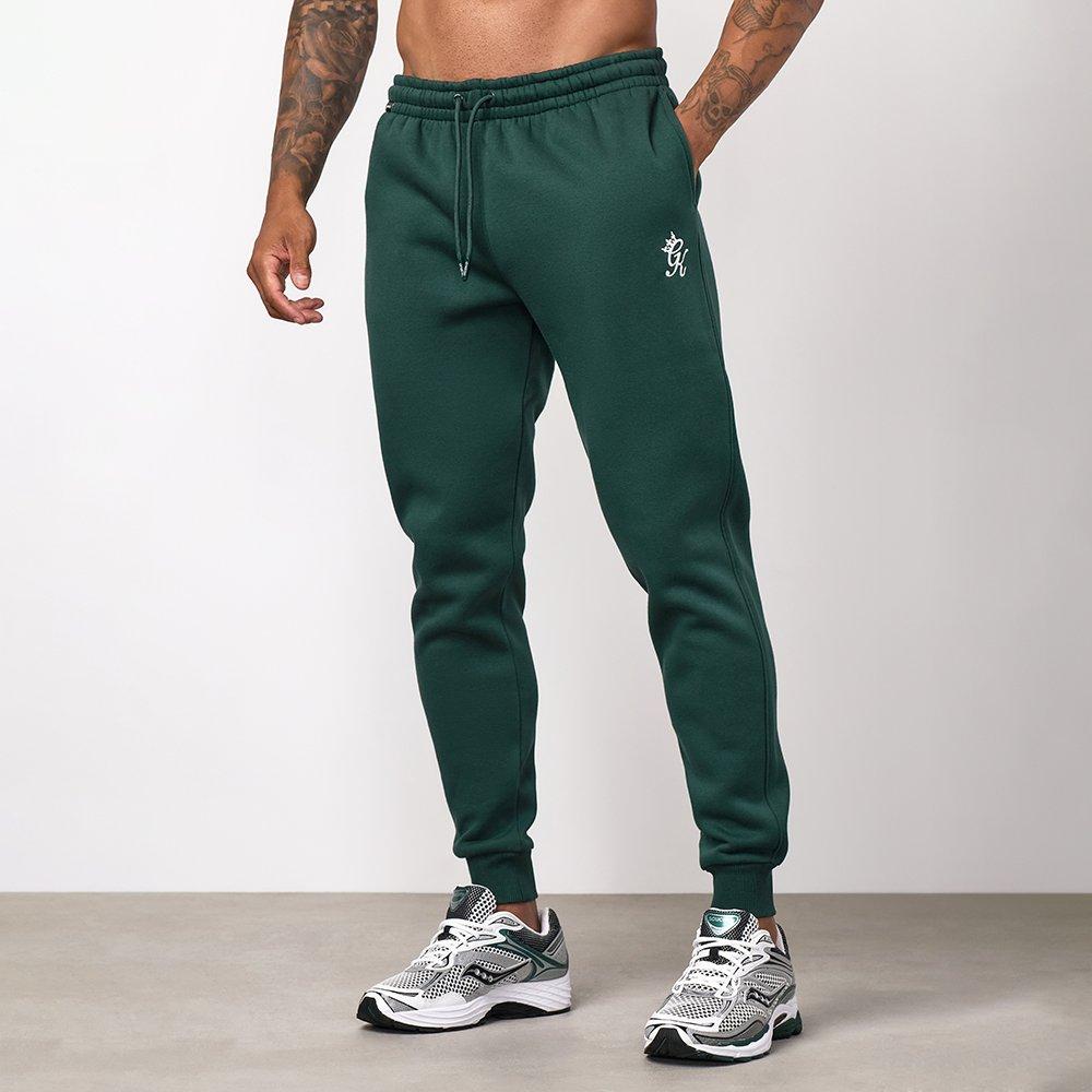 Dp šumsko zelena - Gym King - GK Fundamental Fleece Jogger - Deep Forest Green - 2