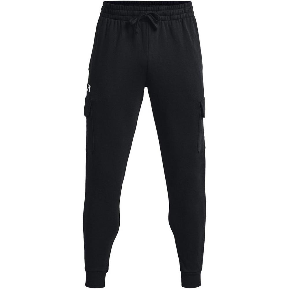 Under Armour Rival Fleece Joggers (negru și alb)