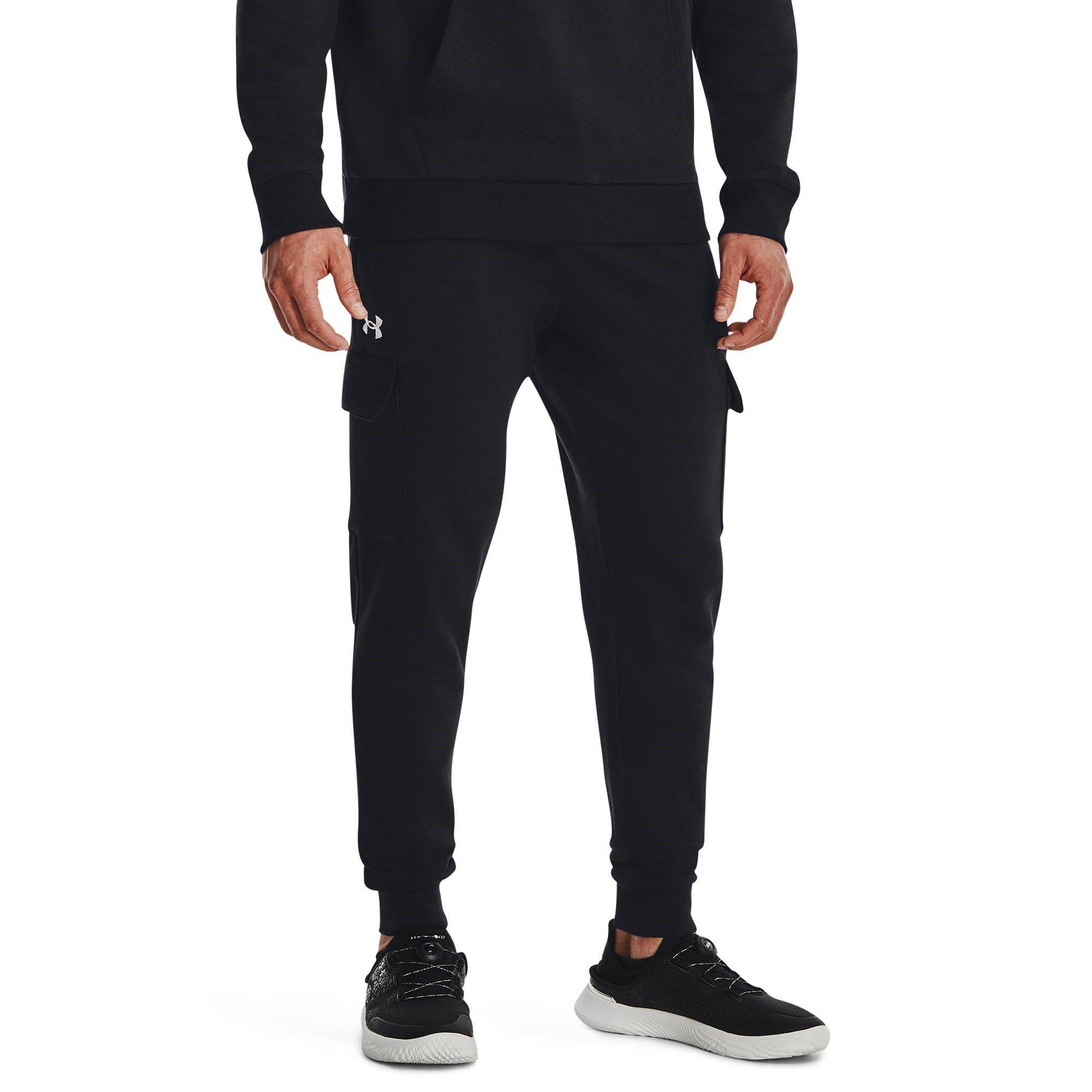 Schwarz/Weiß - Under Armour - Armour UA Rival Fleece Joggers Men's - 3