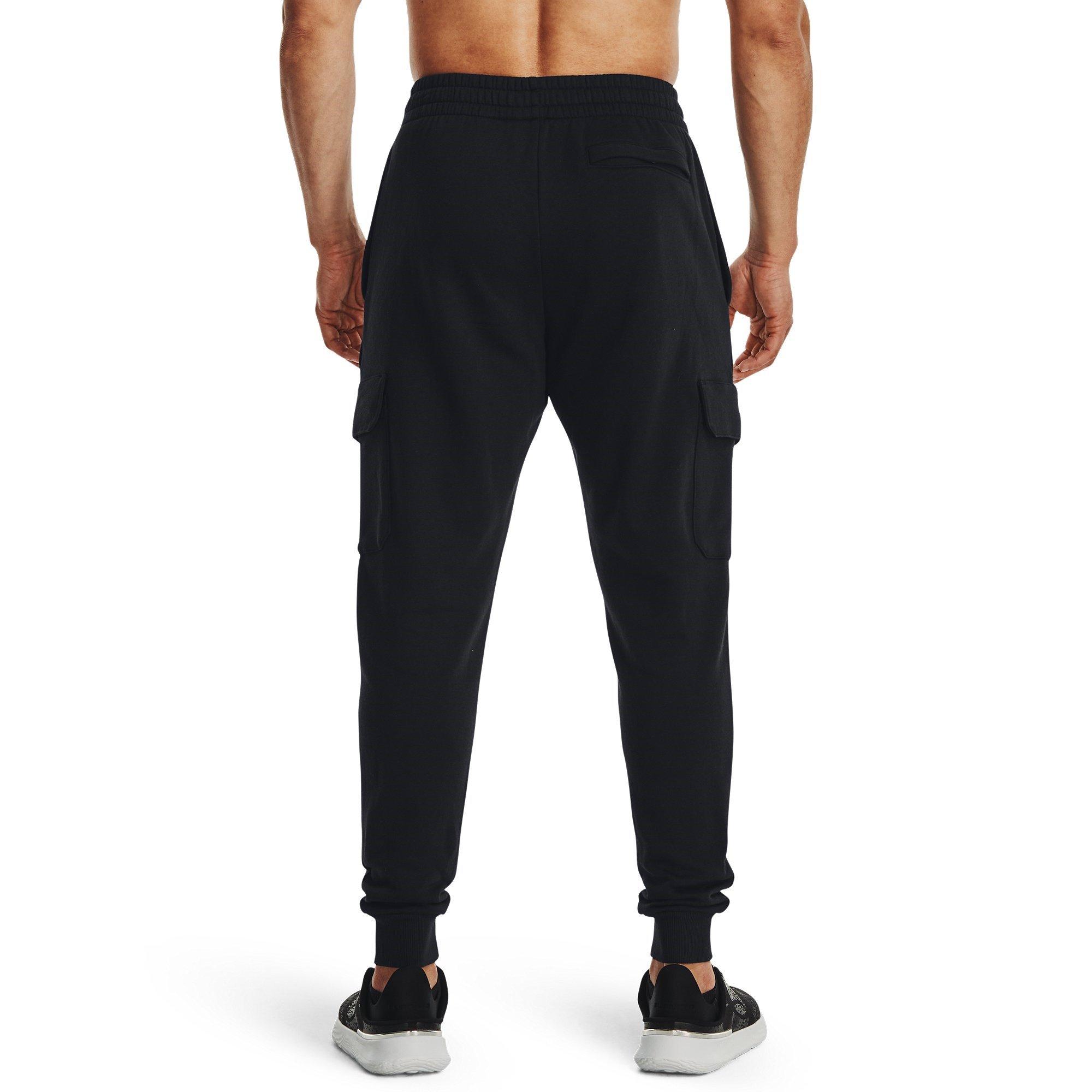 Schwarz/Weiß - Under Armour - Armour UA Rival Fleece Joggers Men's - 4