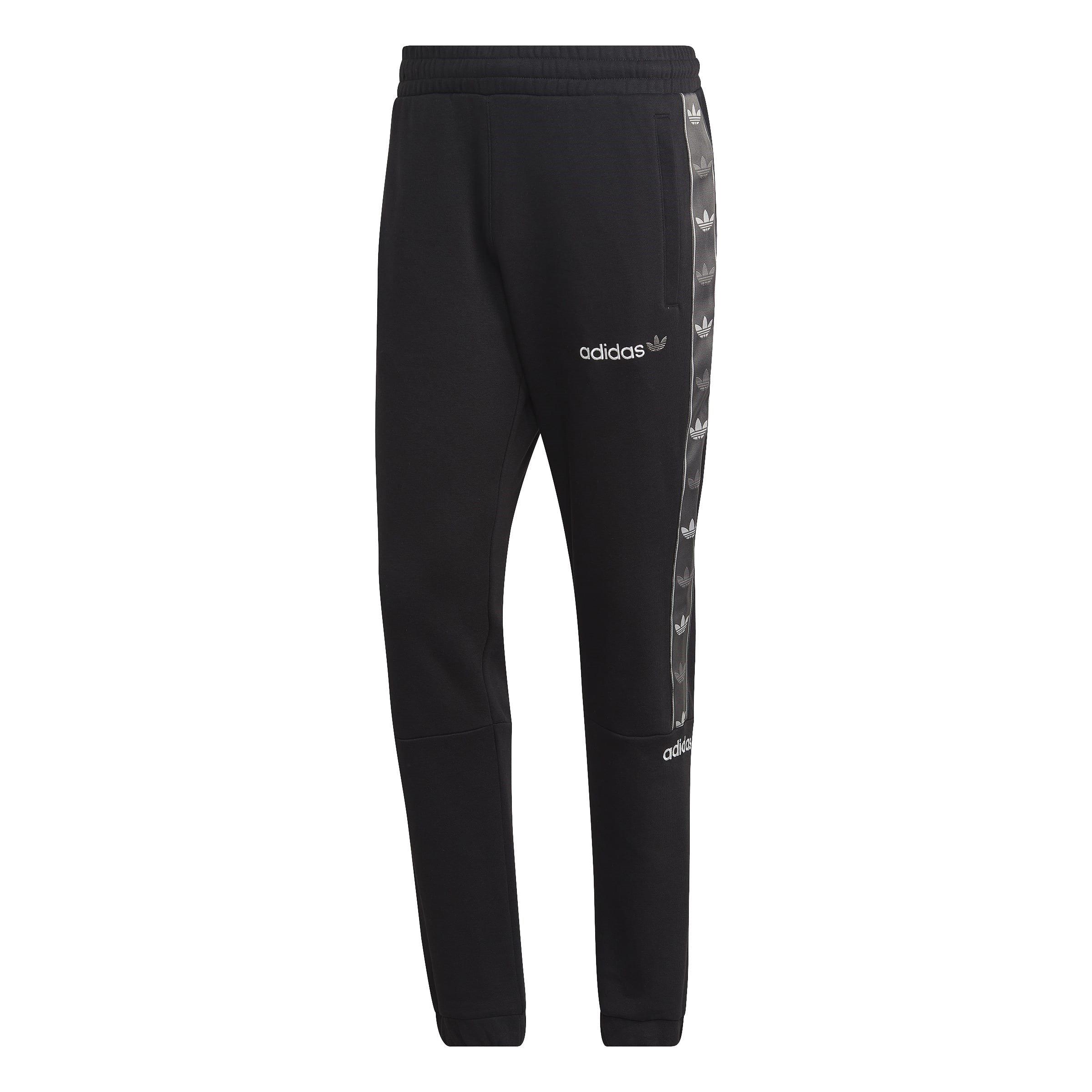 Black - adidas Originals - Tape Fleece Joggers Mens - 1