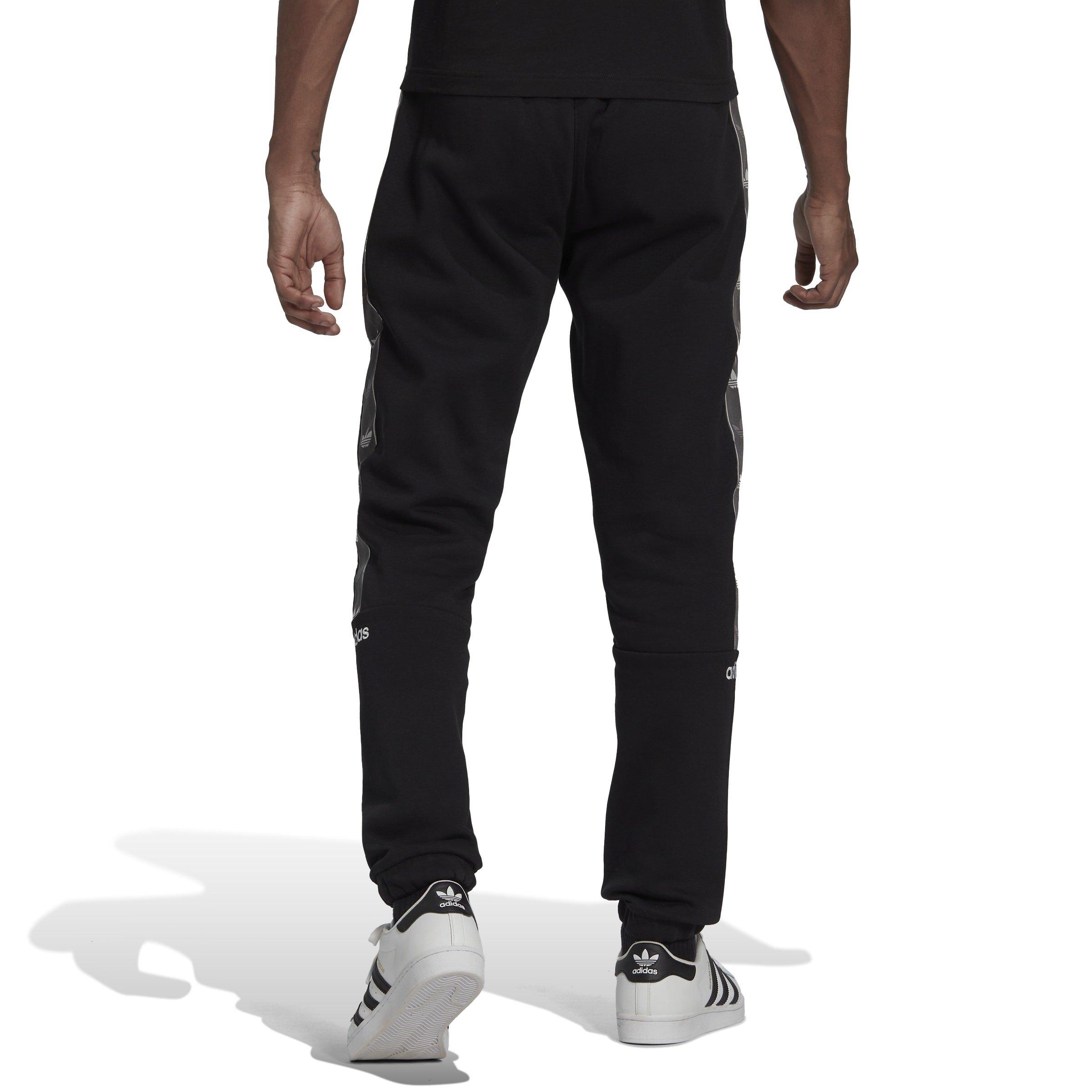 Black - adidas Originals - Tape Fleece Joggers Mens - 3