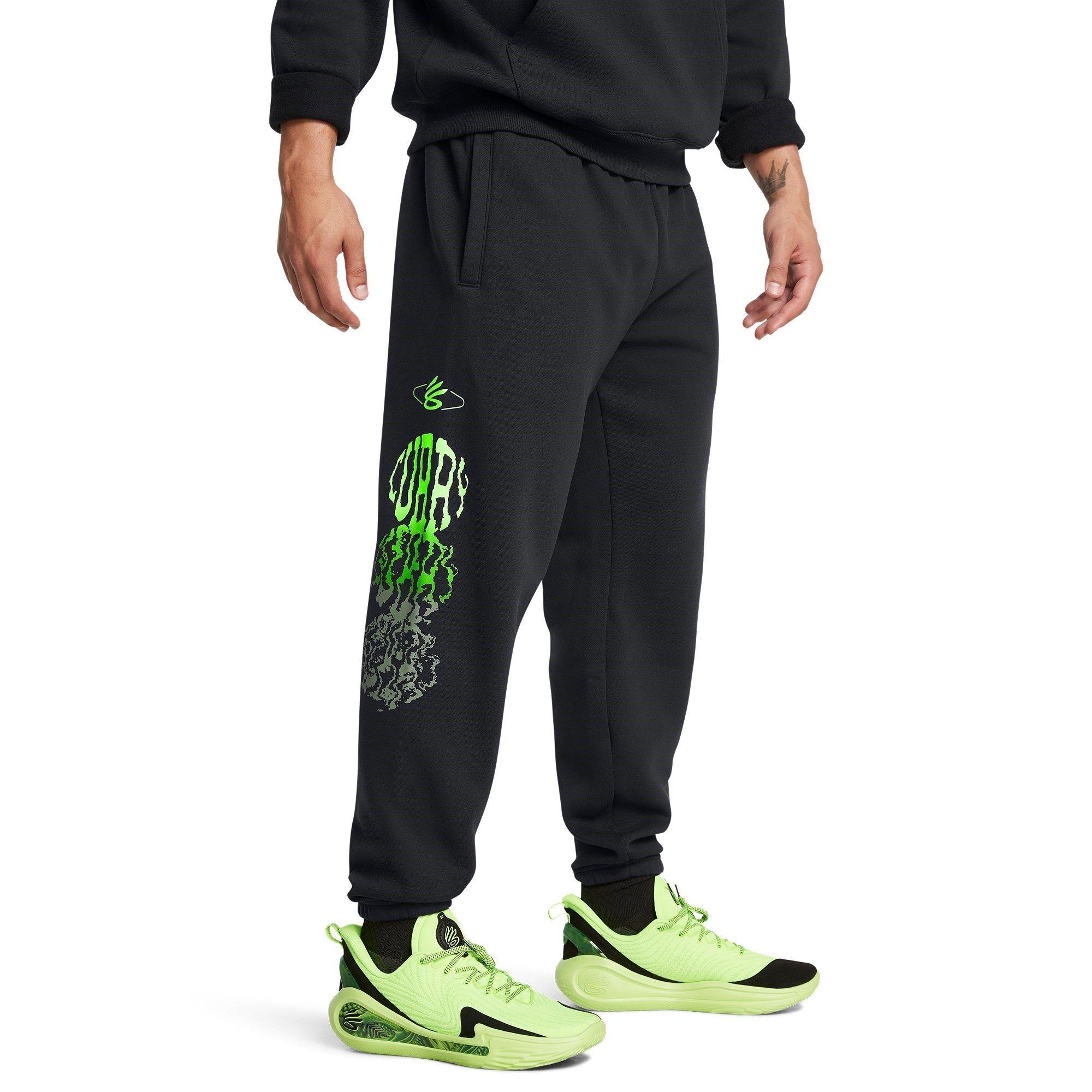 Black/Green - Under Armour - Curry Splash Graphic Joggers Mens - 2