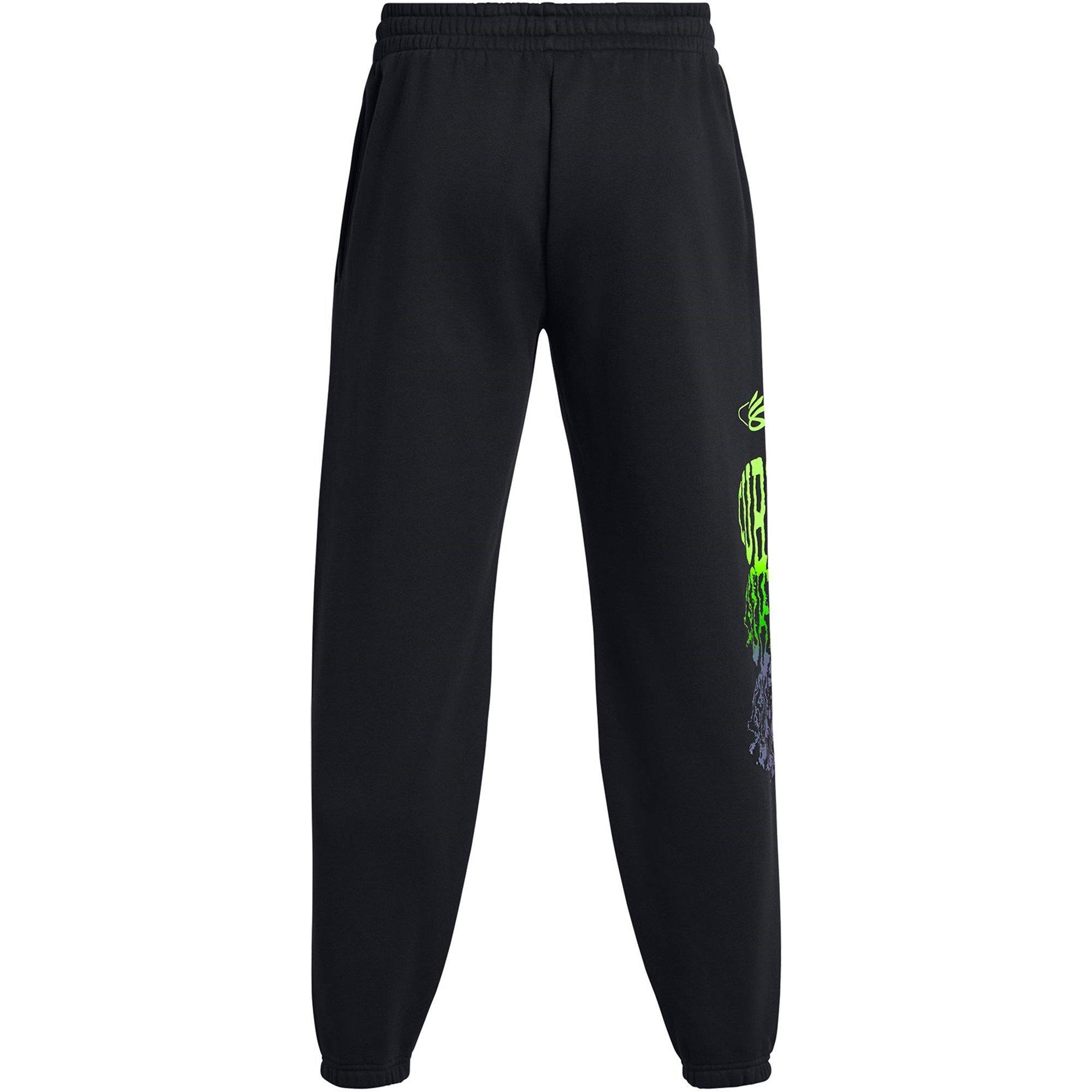 Black/Green - Under Armour - Curry Splash Graphic Joggers Mens - 7