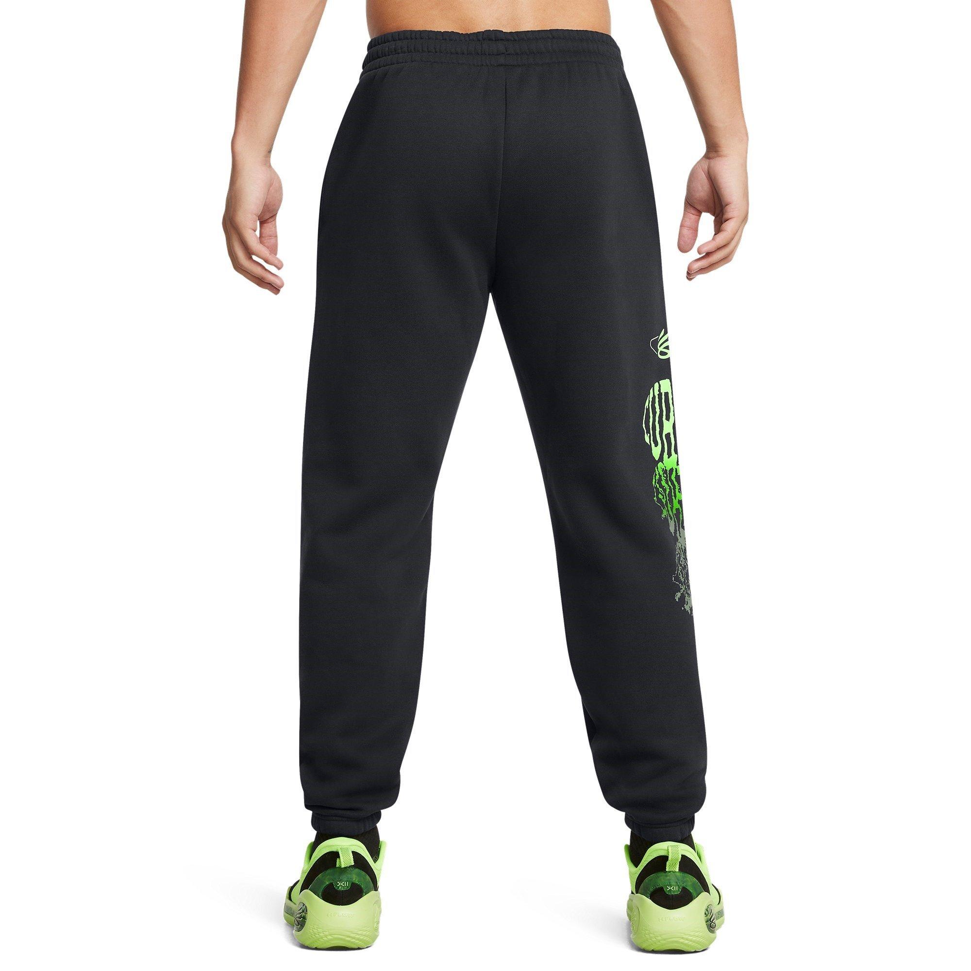 Black/Green - Under Armour - Curry Splash Graphic Joggers Mens - 3
