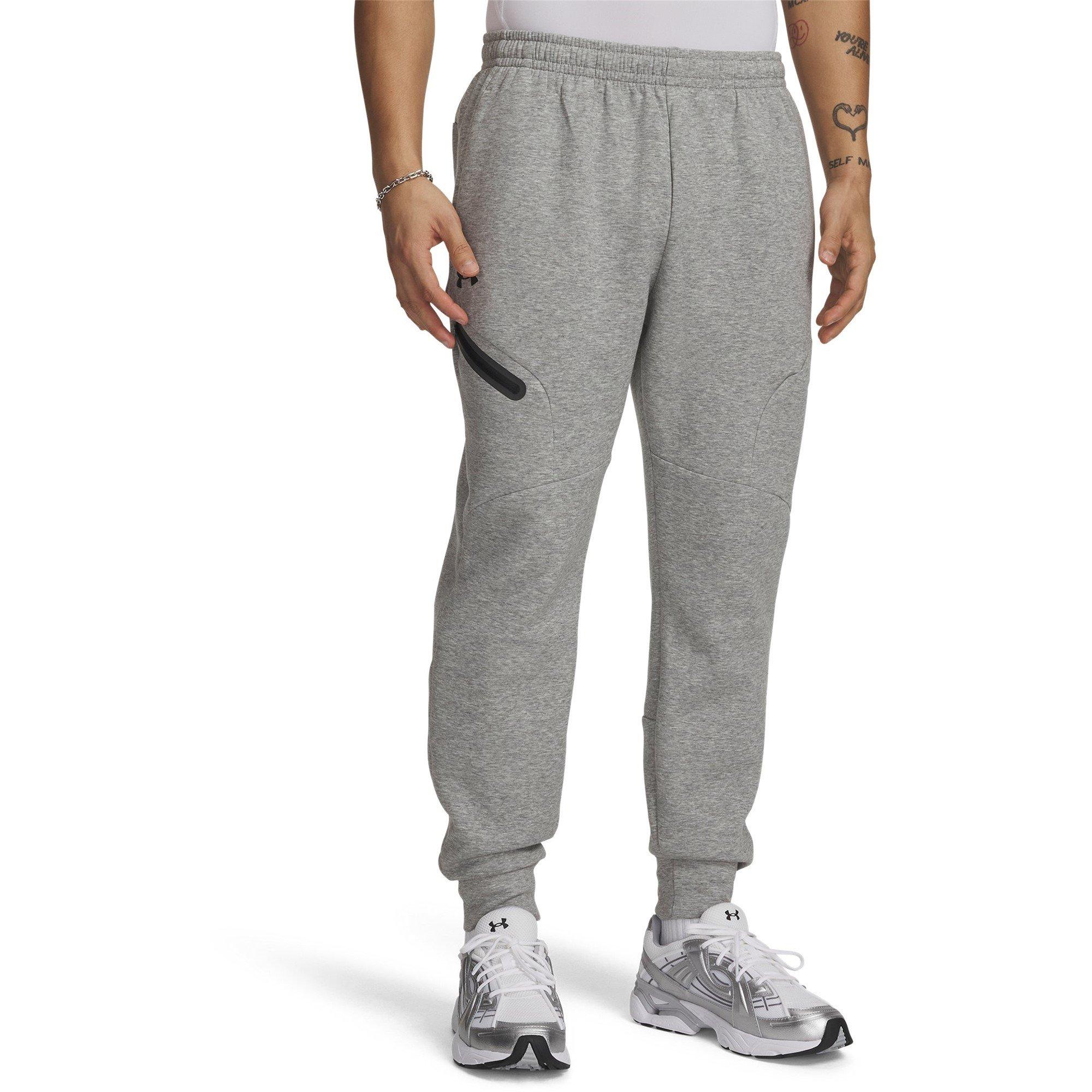 Gray - Under Armour - Unstoppable Fleece Joggers Mens - 3