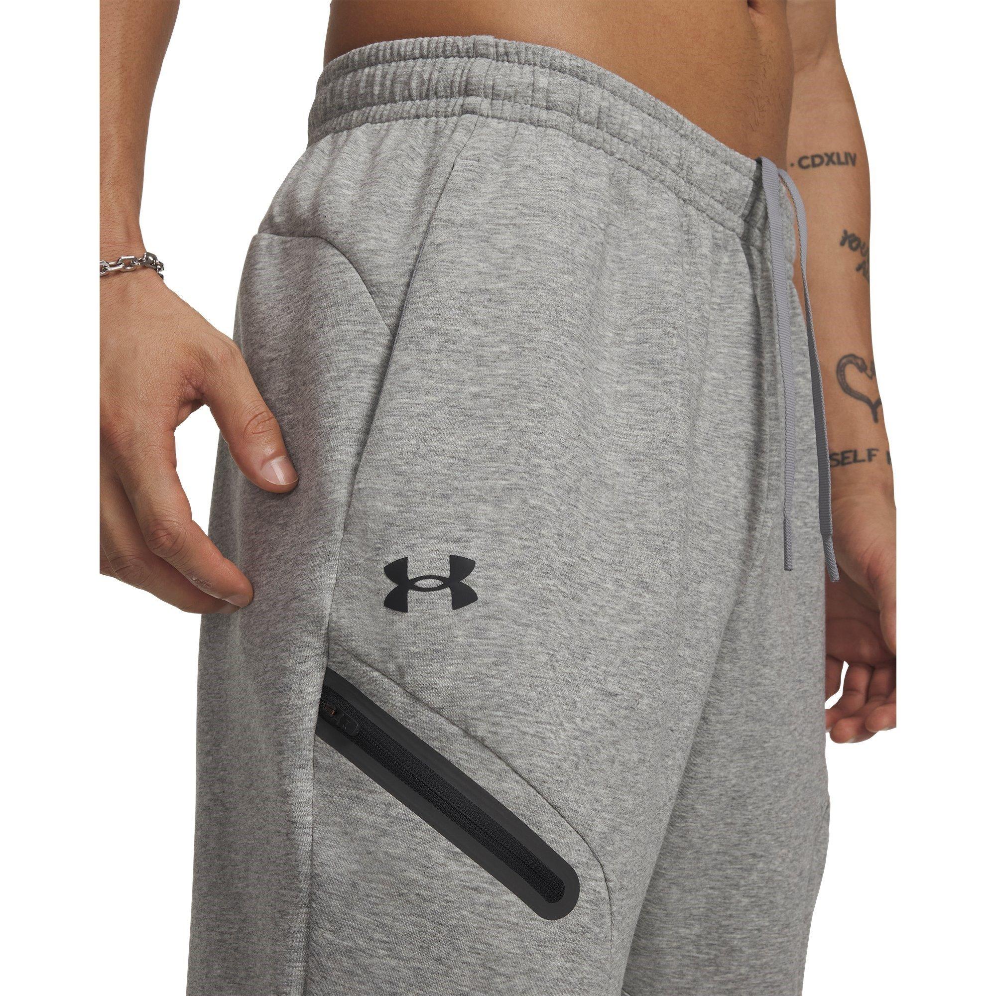 Gray - Under Armour - Unstoppable Fleece Joggers Mens - 9