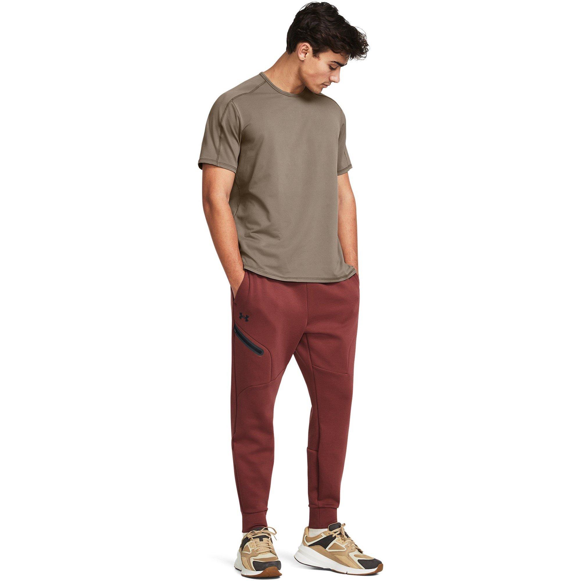 Red - Under Armour - Unstoppable Fleece Joggers Mens - 6