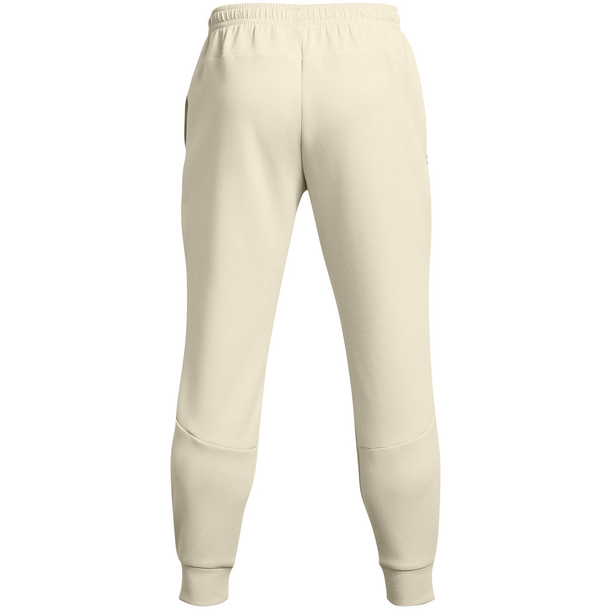 Cremefarben - Under Armour - Unstoppable Fleece Joggers Mens - 2