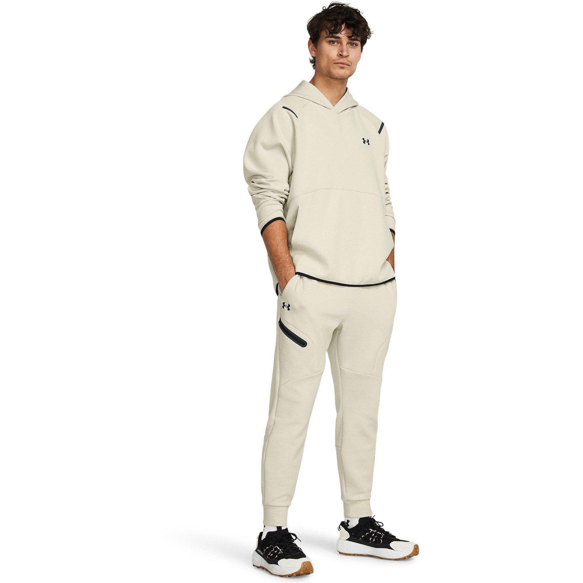 Cremefarben - Under Armour - Unstoppable Fleece Joggers Mens - 6