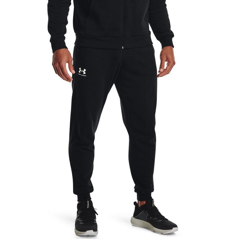 Noir - Under Armour - Under Armour Training heatgear logo waistband leggings in grey heather - 2