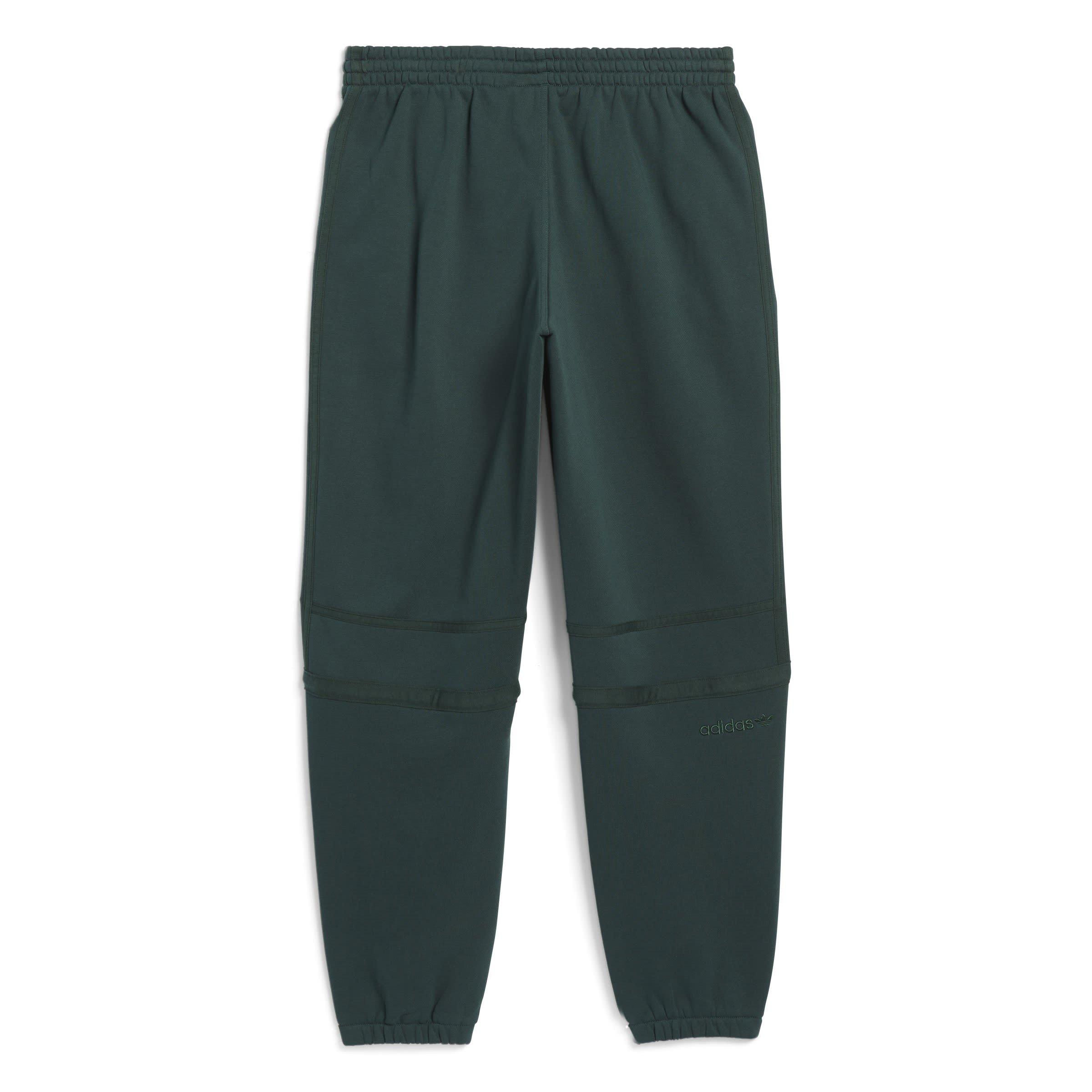 Green - adidas Originals - Adults Challenger Closed Hem Fleece Joggers - 2