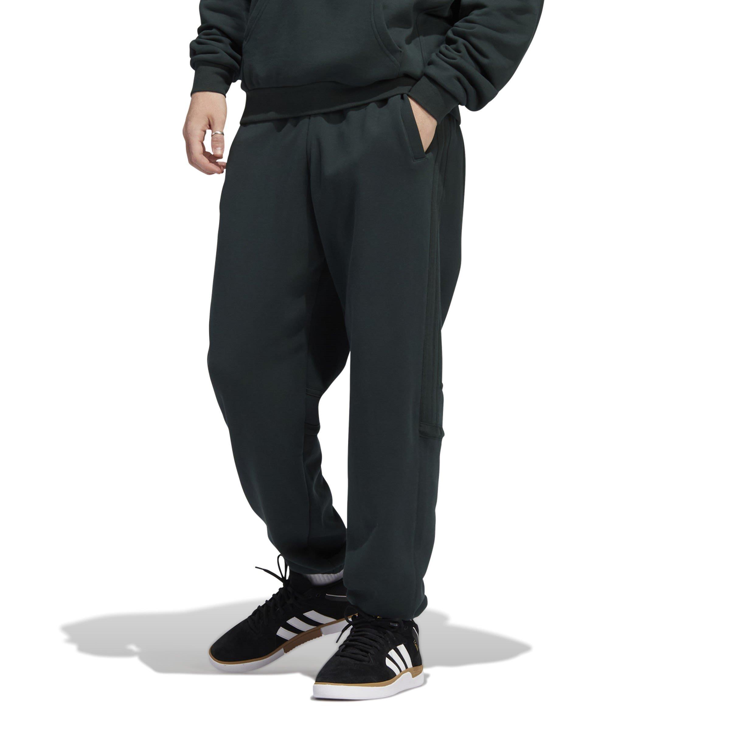 Green - adidas Originals - Adults Challenger Closed Hem Fleece Joggers - 3