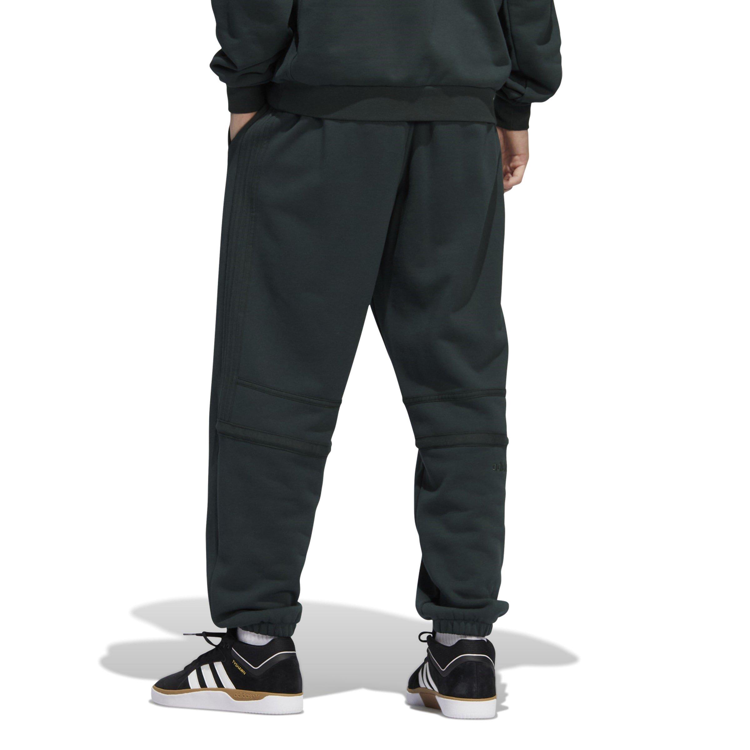 Green - adidas Originals - Adults Challenger Closed Hem Fleece Joggers - 4