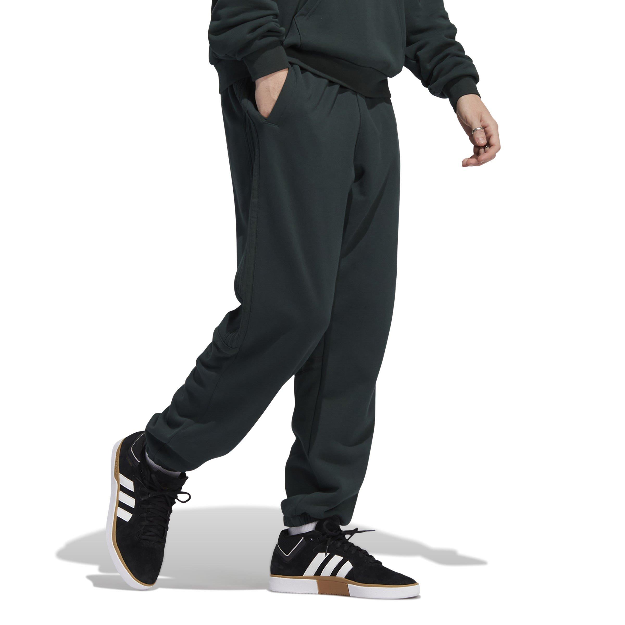 Green - adidas Originals - Adults Challenger Closed Hem Fleece Joggers - 5
