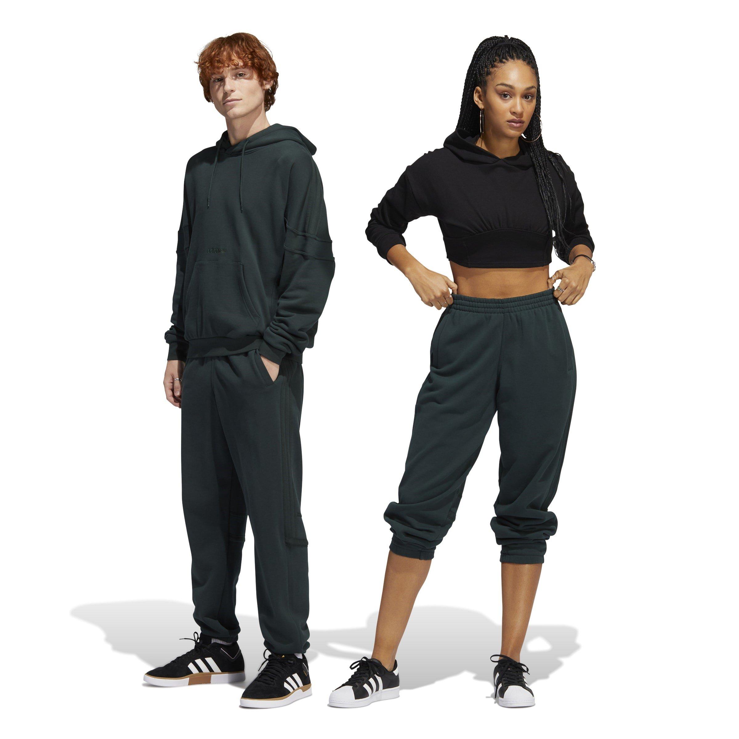 Green - adidas Originals - Adults Challenger Closed Hem Fleece Joggers - 6