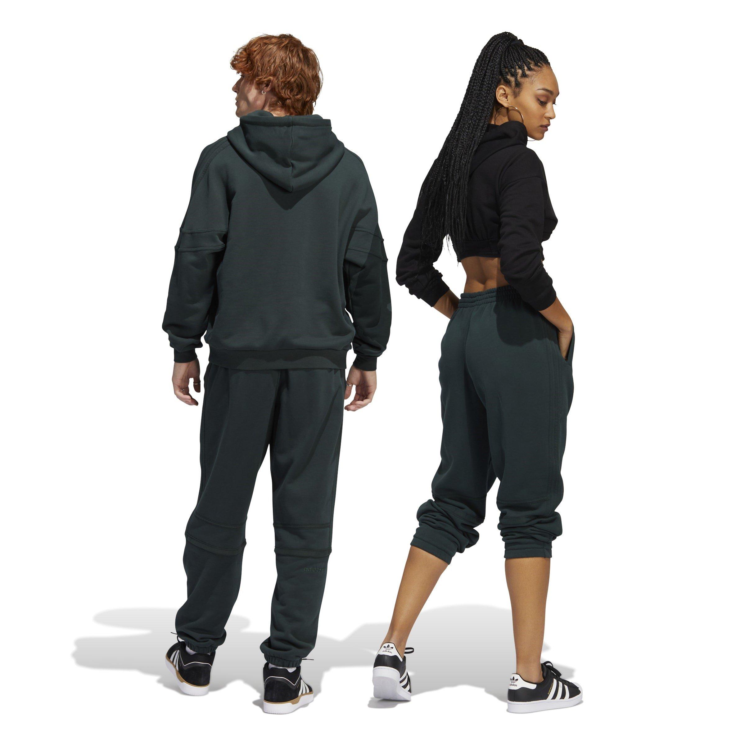 Green - adidas Originals - Adults Challenger Closed Hem Fleece Joggers - 7