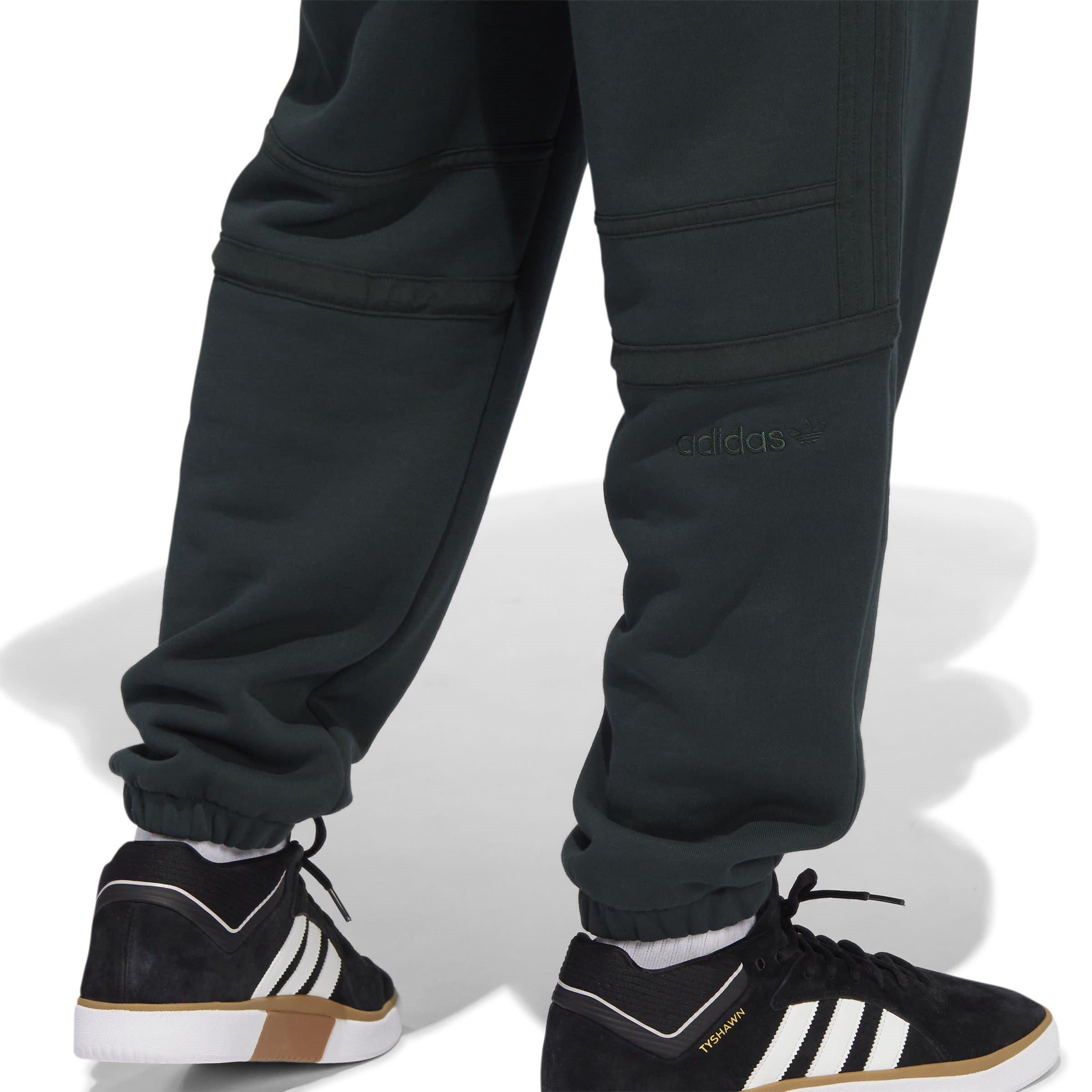 Green - adidas Originals - Adults Challenger Closed Hem Fleece Joggers - 9