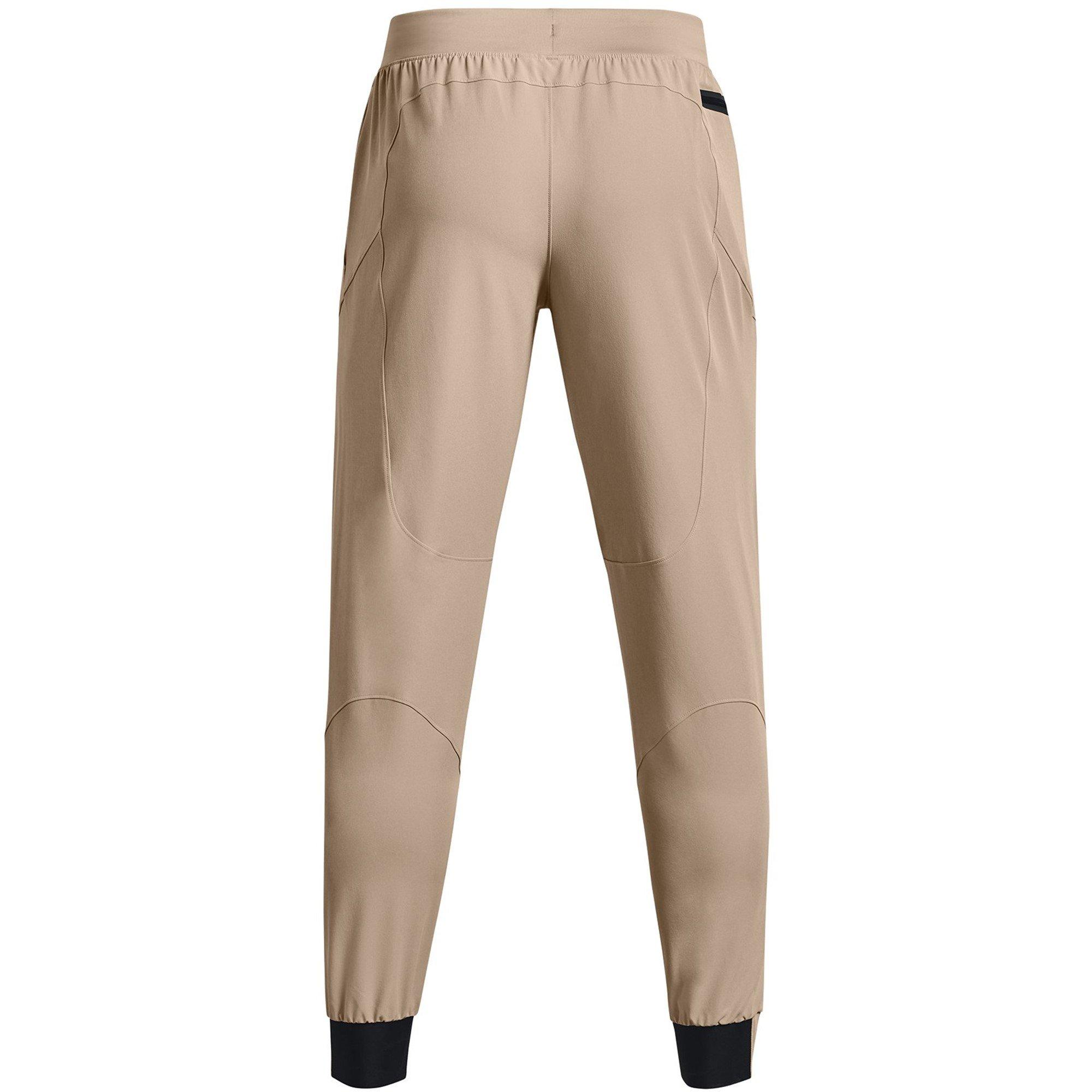 Brown - Under Armour - Unstoppable Closed Hem Fleece Joggers - 8
