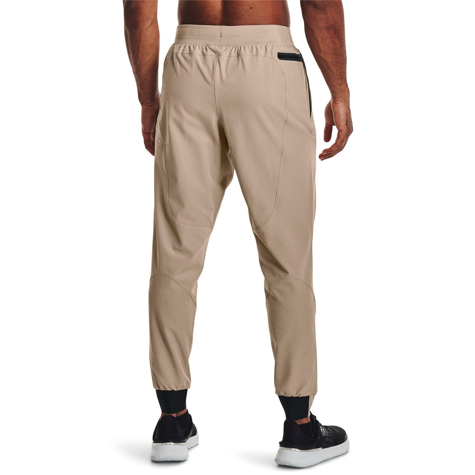 Brown - Under Armour - Unstoppable Closed Hem Fleece Joggers - 3