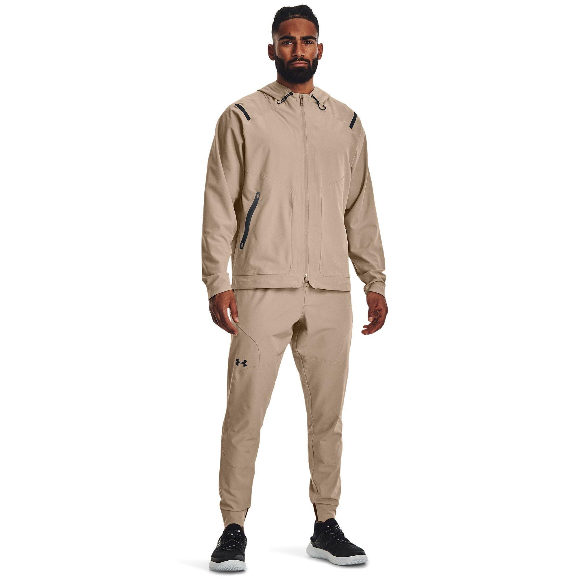 Brown - Under Armour - Unstoppable Closed Hem Fleece Joggers - 4