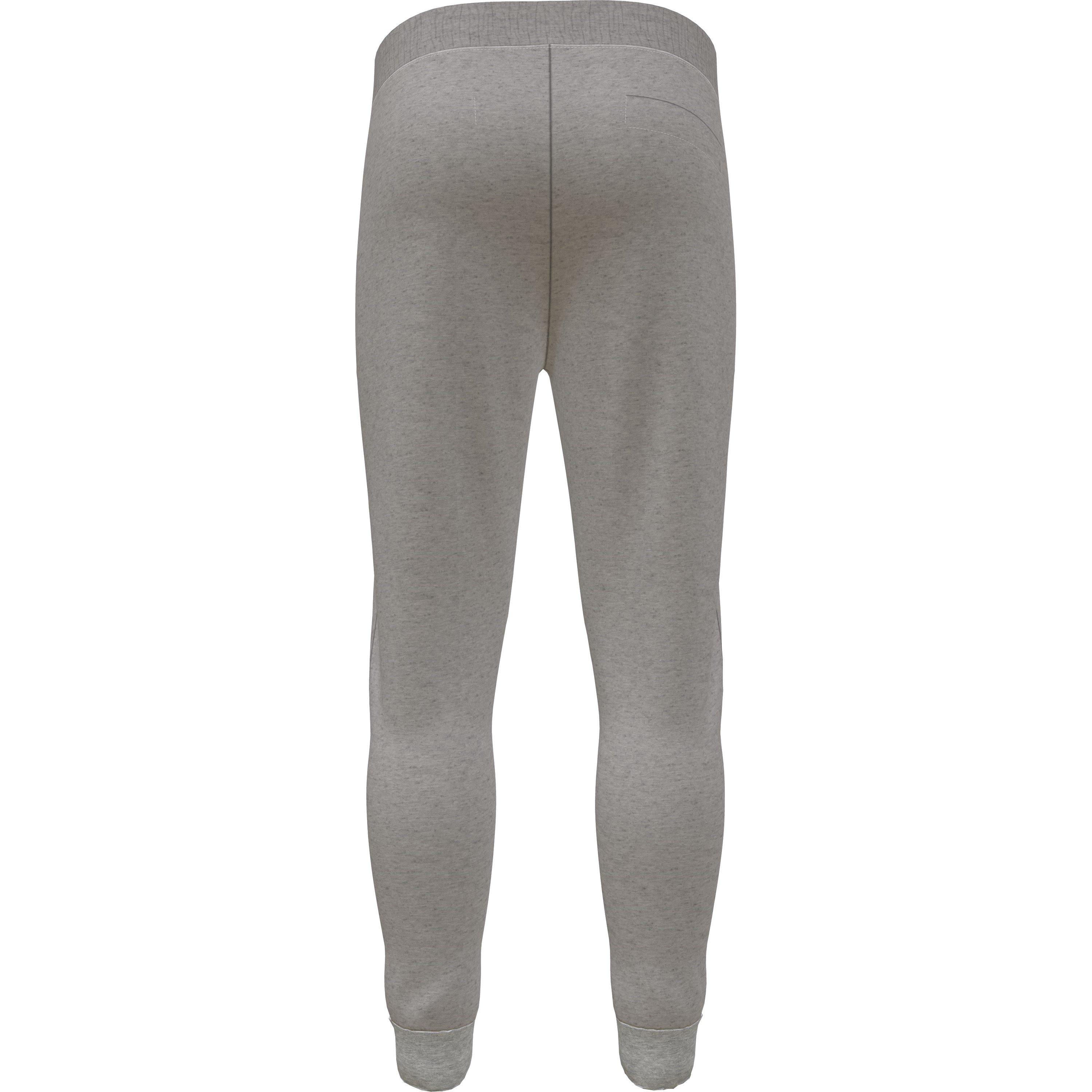 Grå Marl - SikSilk - Closed Hem Fleece Joggers - 2