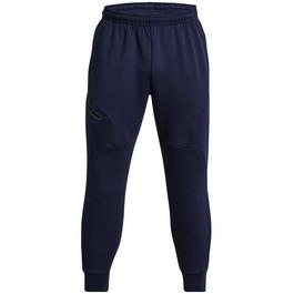 Under Armour Essentials Fleece Tapered Cuff 3-Stripes Joggers M