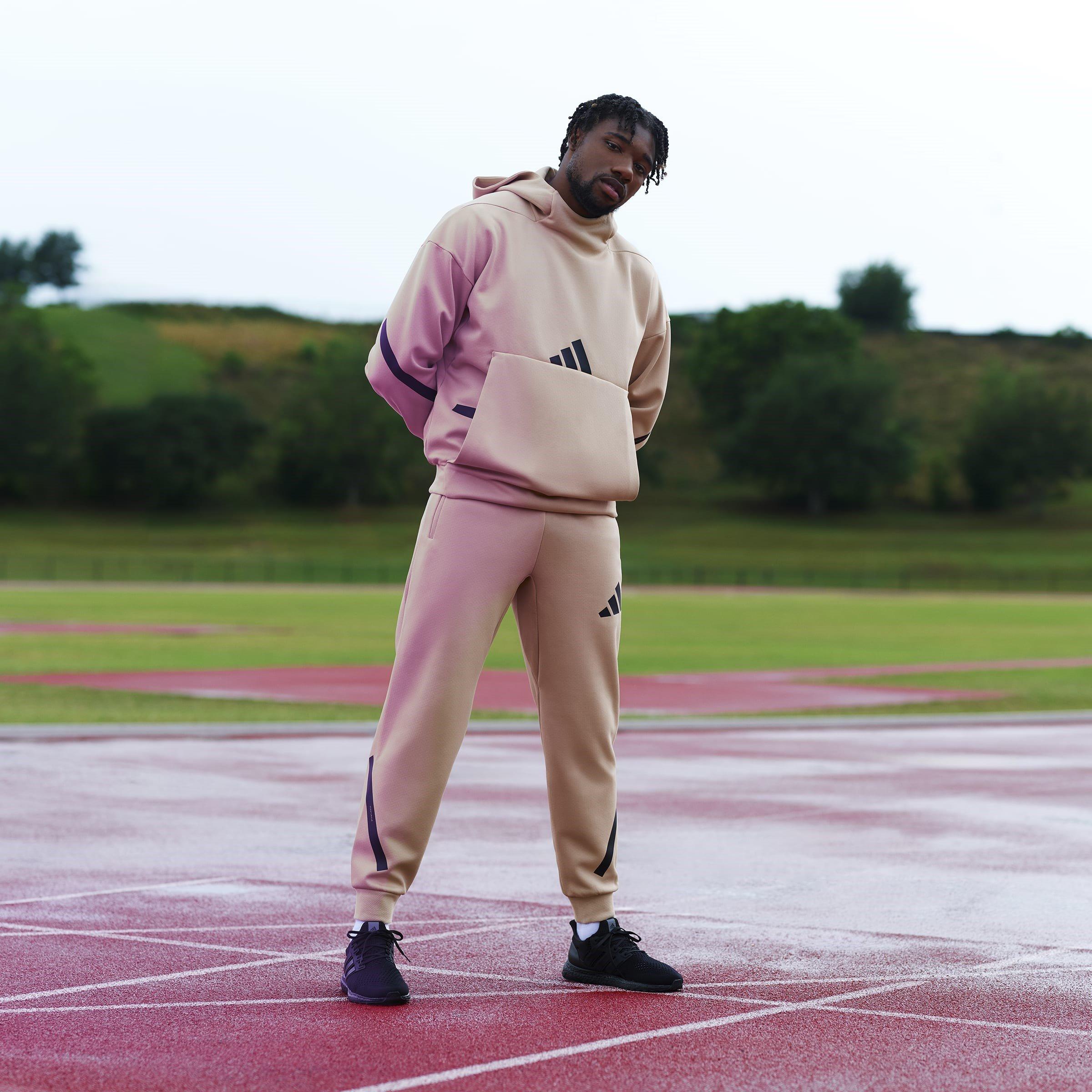 Magic Beige - adidas - Z.N.E. Tracksuit Bottoms Mens - 8