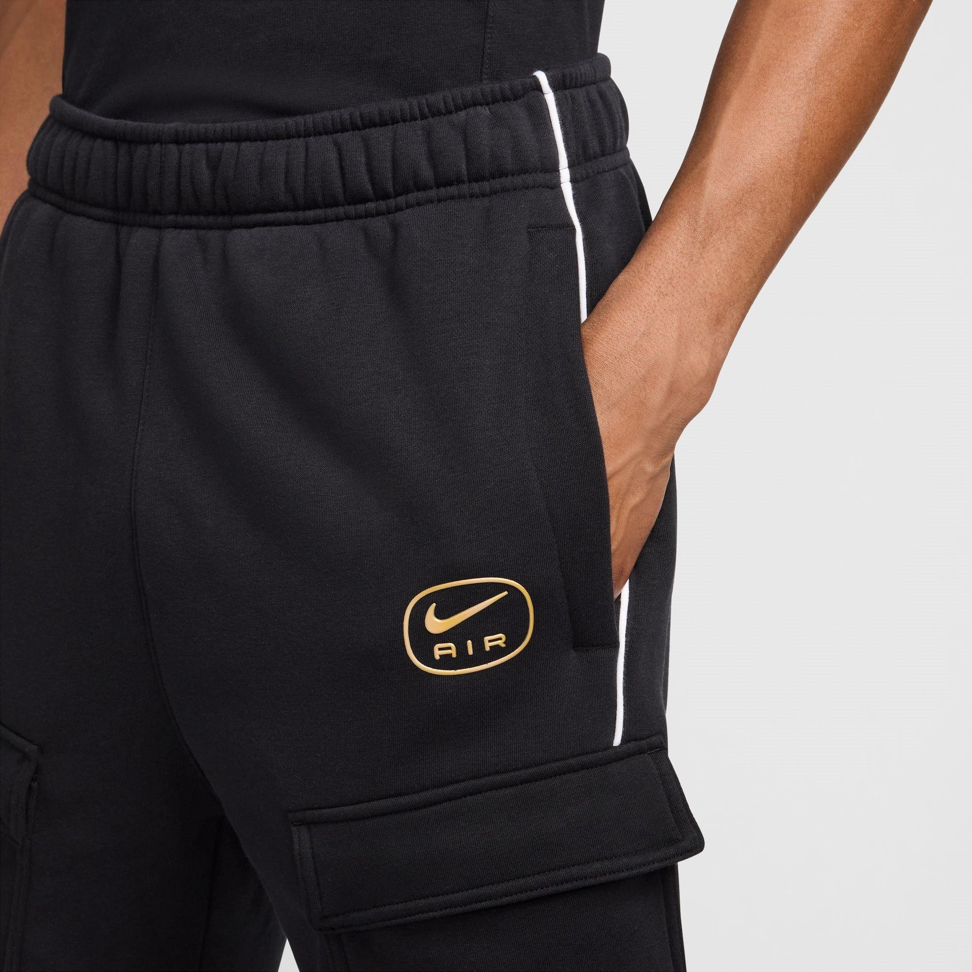 Schwarz/Gold - Nike - NSW SW AIR CARGO PANT FLC BB - 5