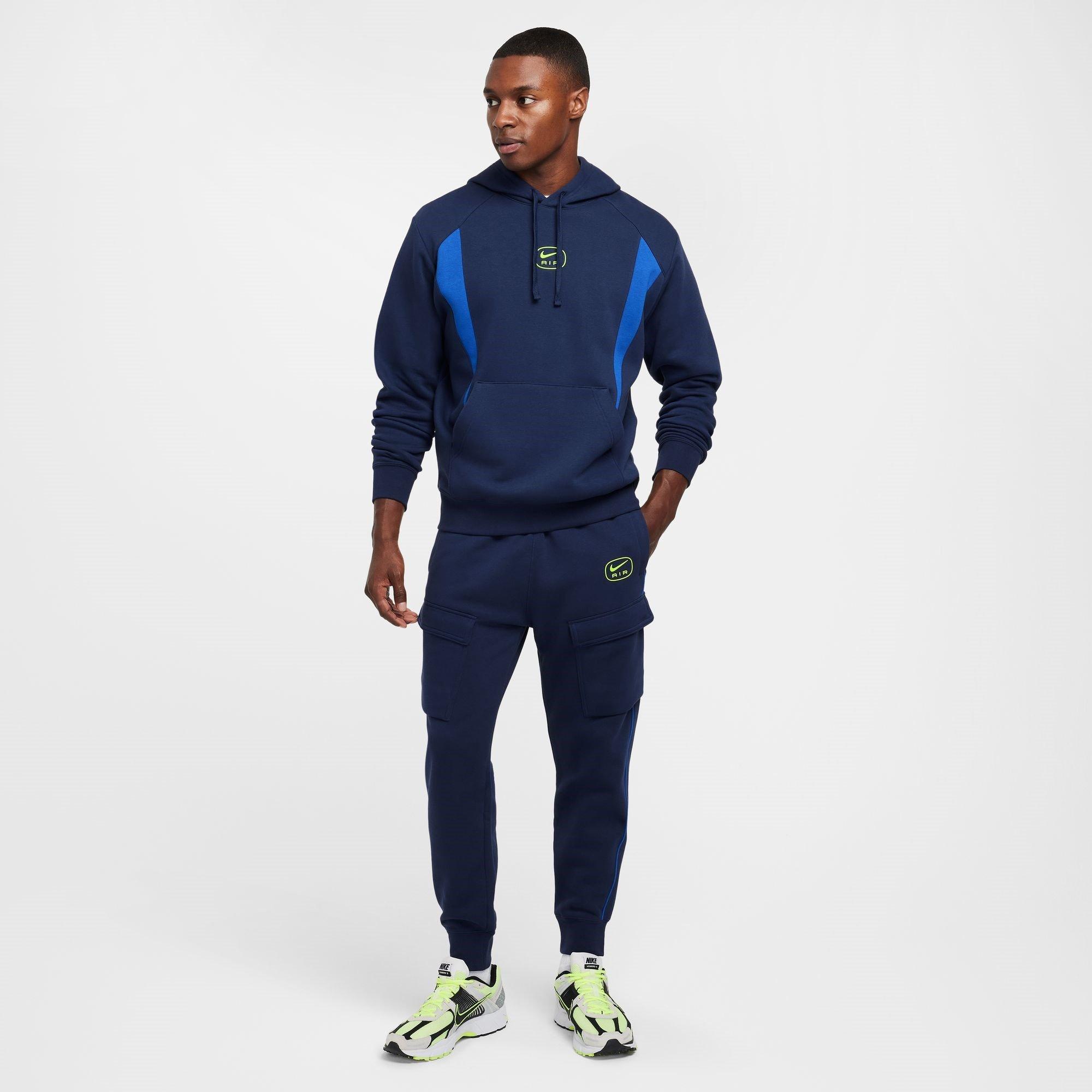 Navy/Volt - Nike - NSW SW AIR CARGO PANT FLC BB - 6