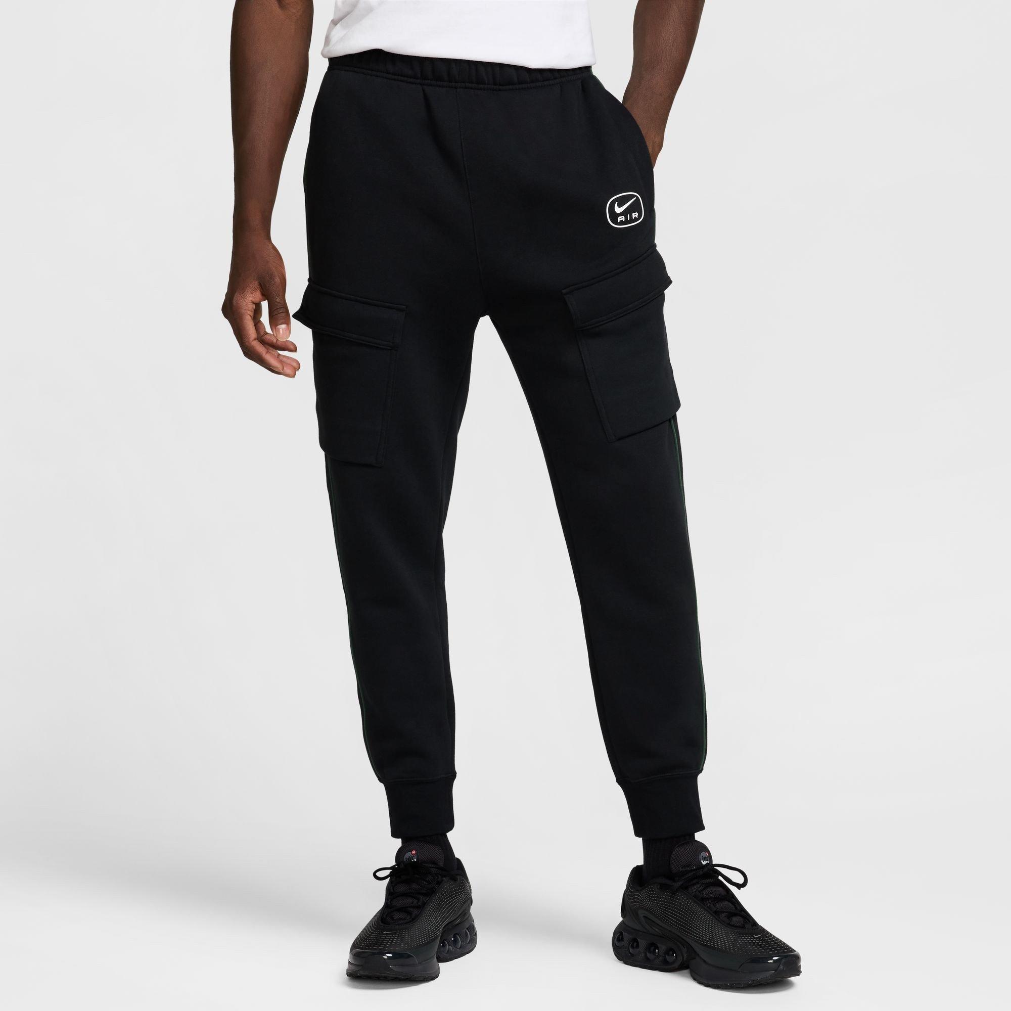 Nike Men's M Nsw Sw Air Cargo Pant Flc Bb - Black/Fir - XS