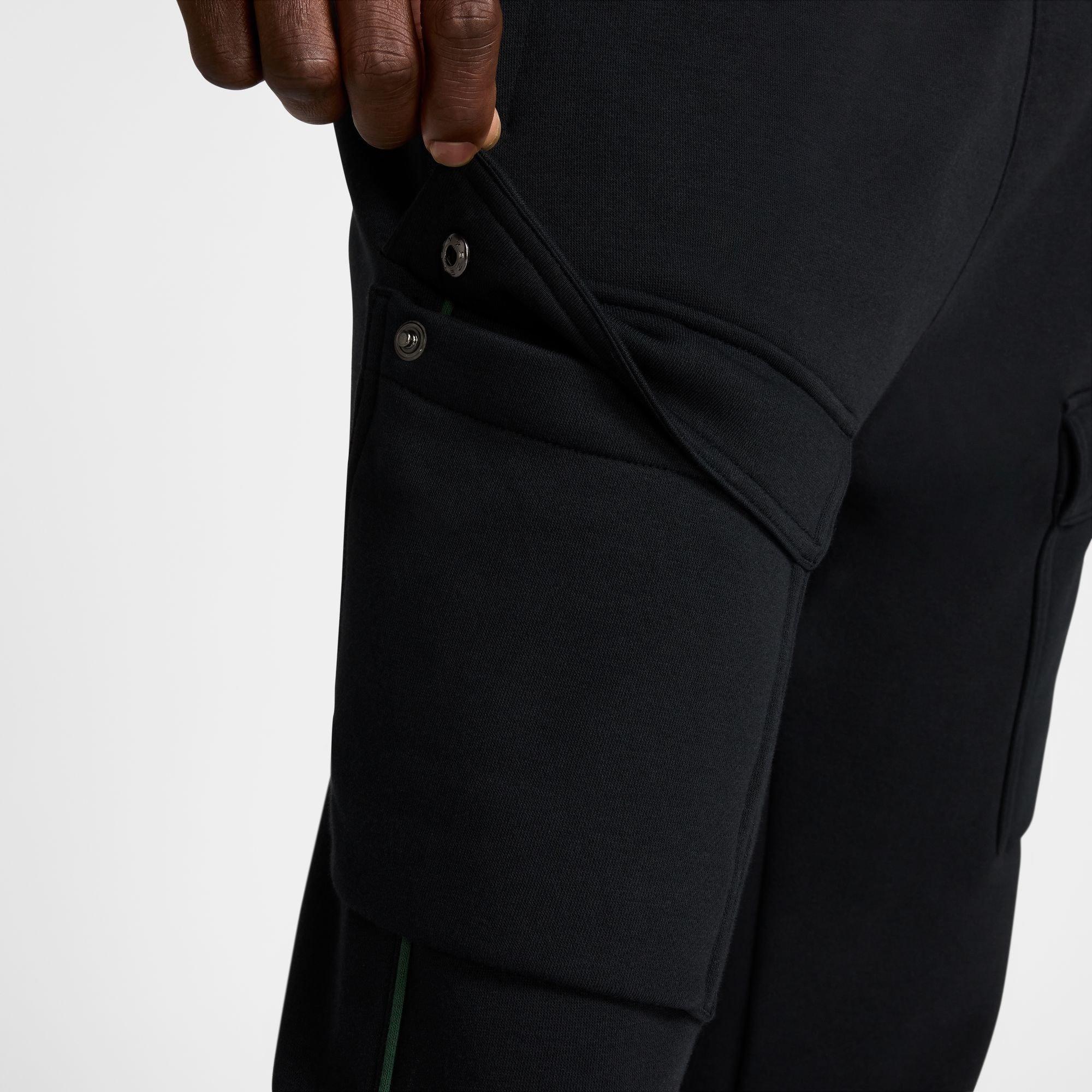 Sort/Fyr - Nike - M NSW SW AIR CARGO PANT FLC BB - 5