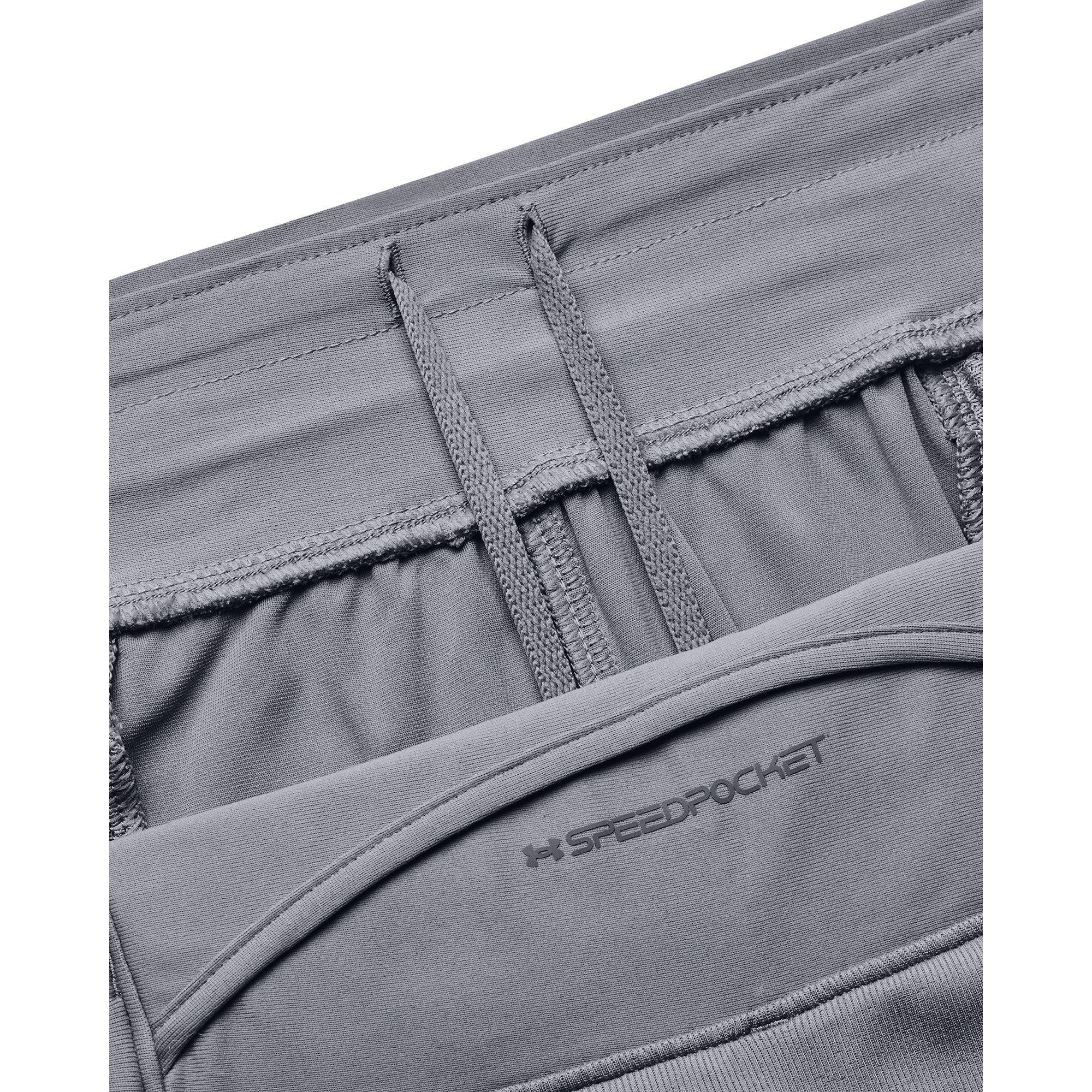 Grey - Under Armour - Qualifier Run Elite Closed Hem Fleece Joggers - 5