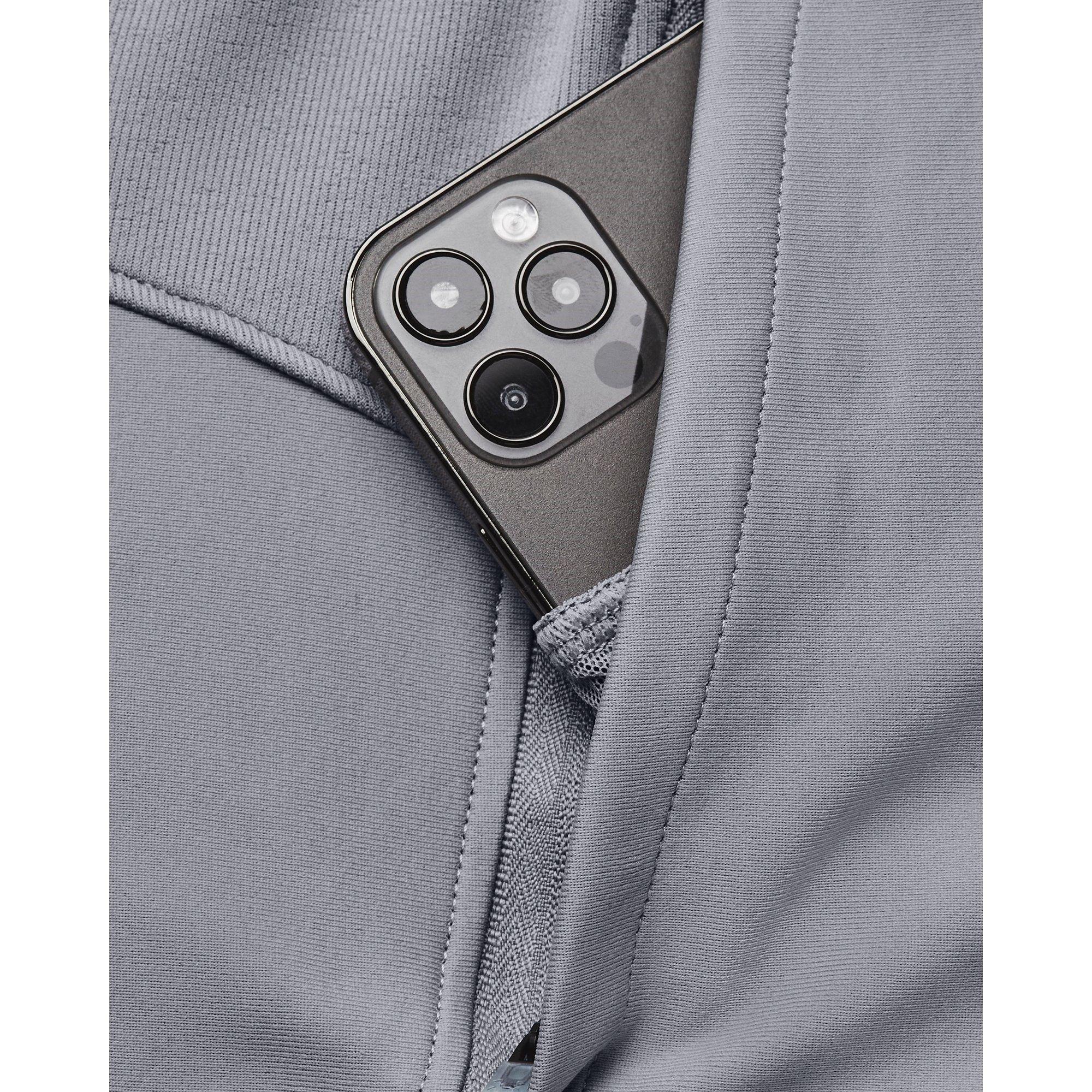 Grey - Under Armour - Qualifier Run Elite Closed Hem Fleece Joggers - 7