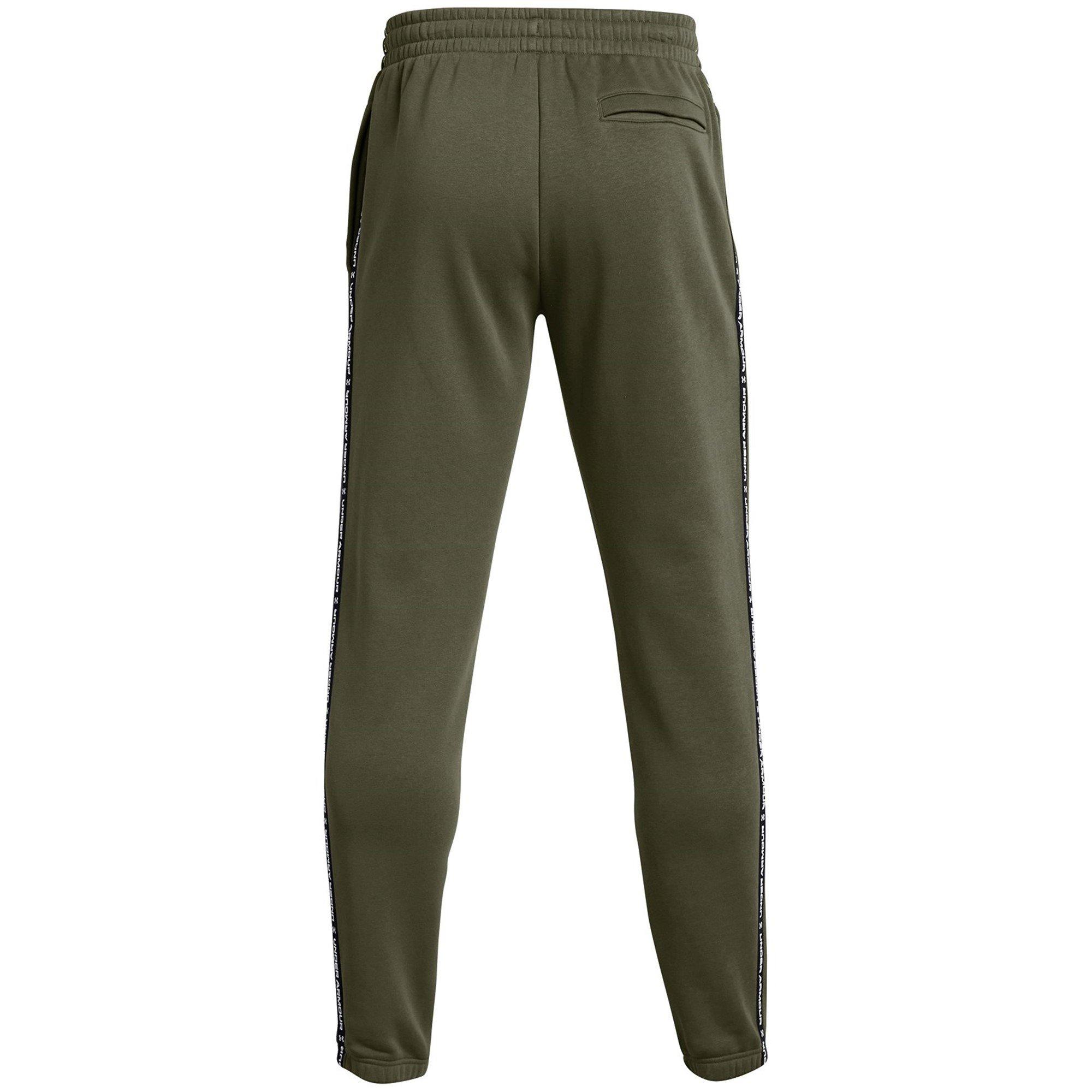 Green - Under Armour - Men's Icon Taping Closed Hem Fleece Joggers - 2