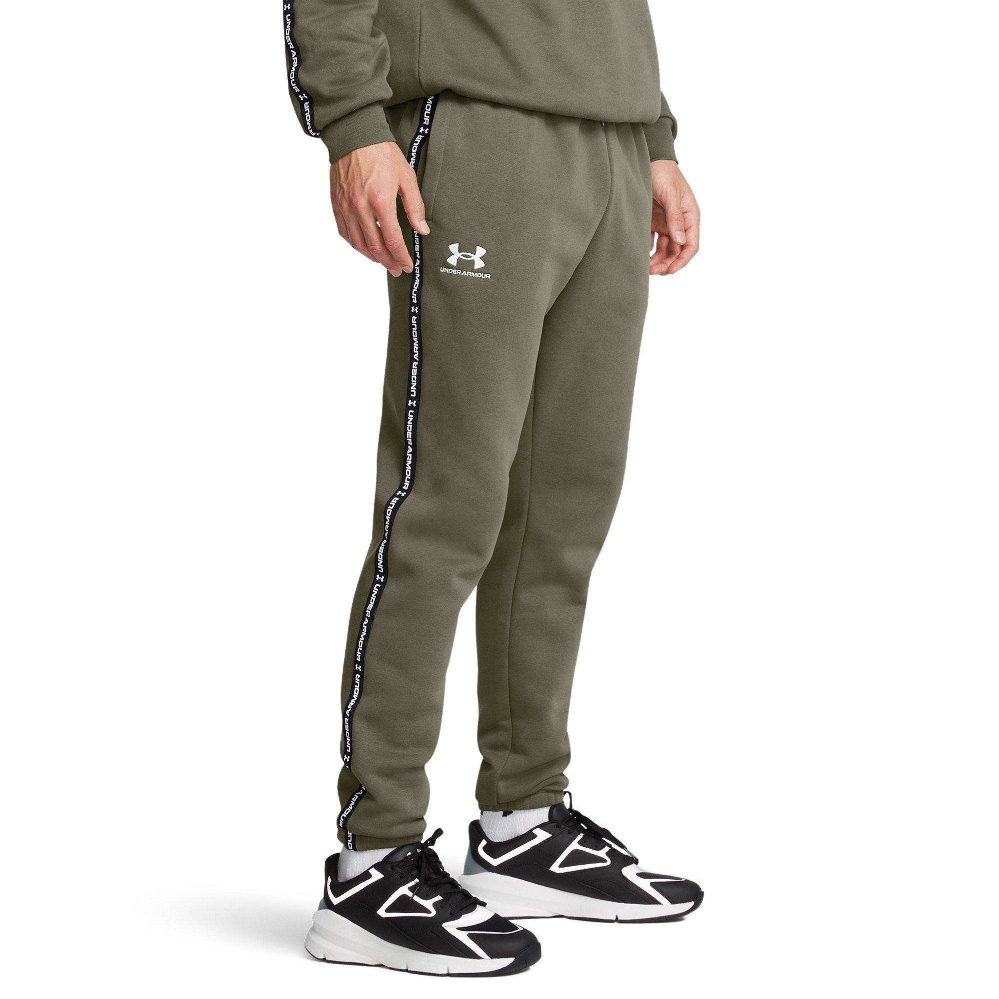 Green - Under Armour - Men's Icon Taping Closed Hem Fleece Joggers - 3