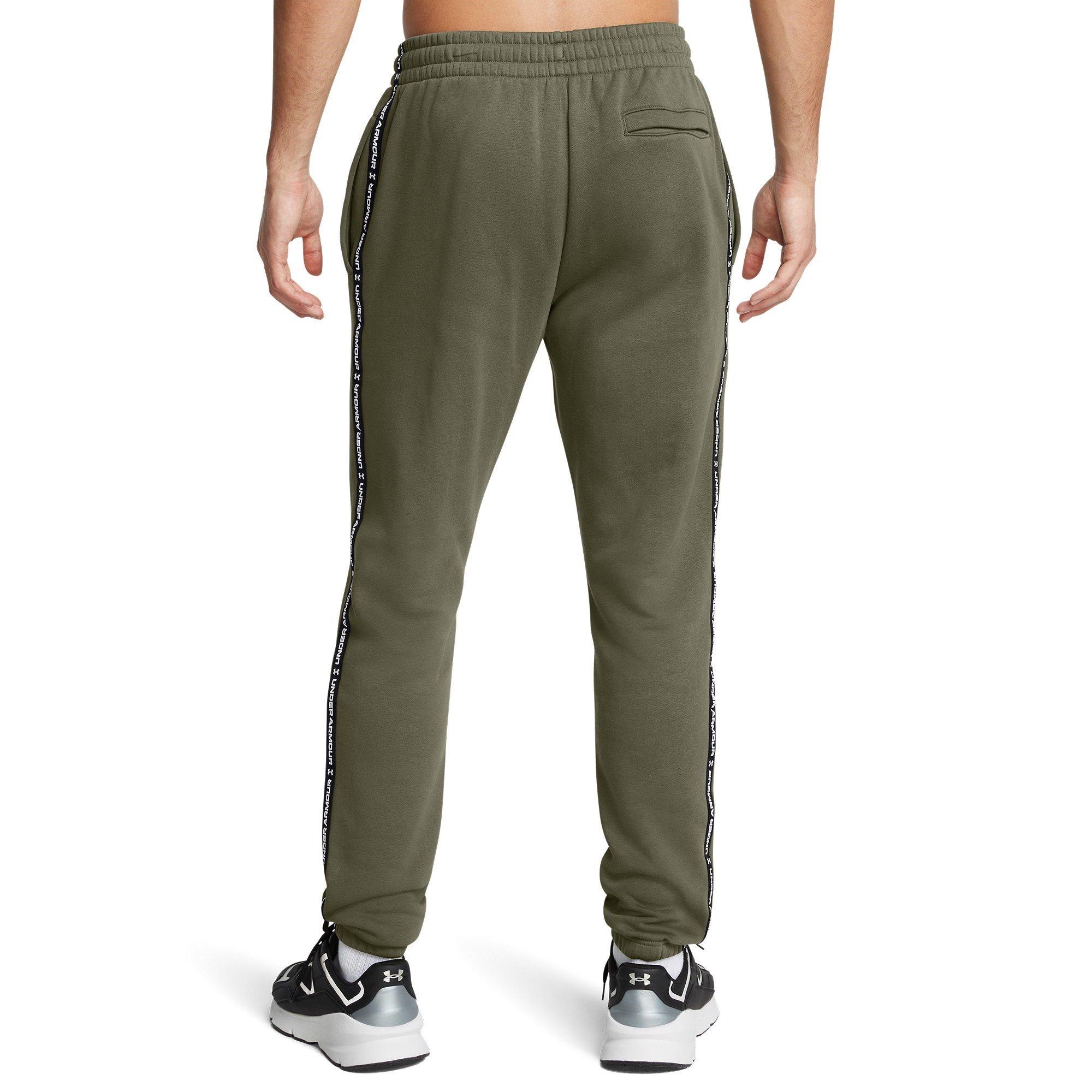 Green - Under Armour - Men's Icon Taping Closed Hem Fleece Joggers - 4