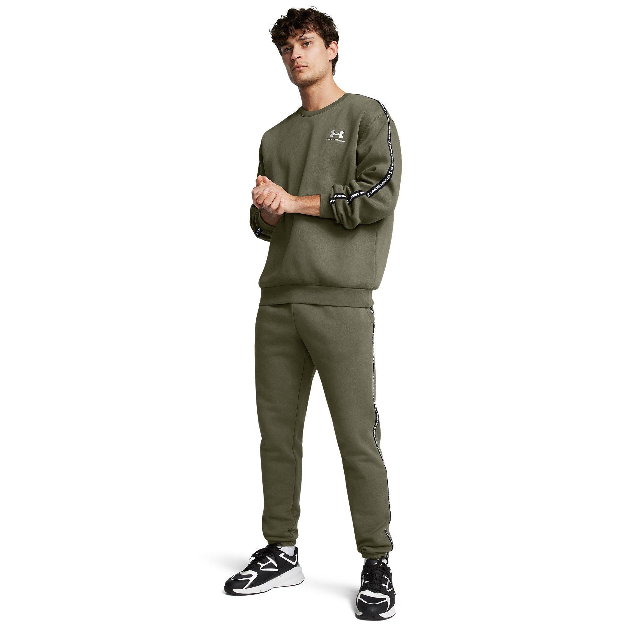 Green - Under Armour - Men's Icon Taping Closed Hem Fleece Joggers - 7