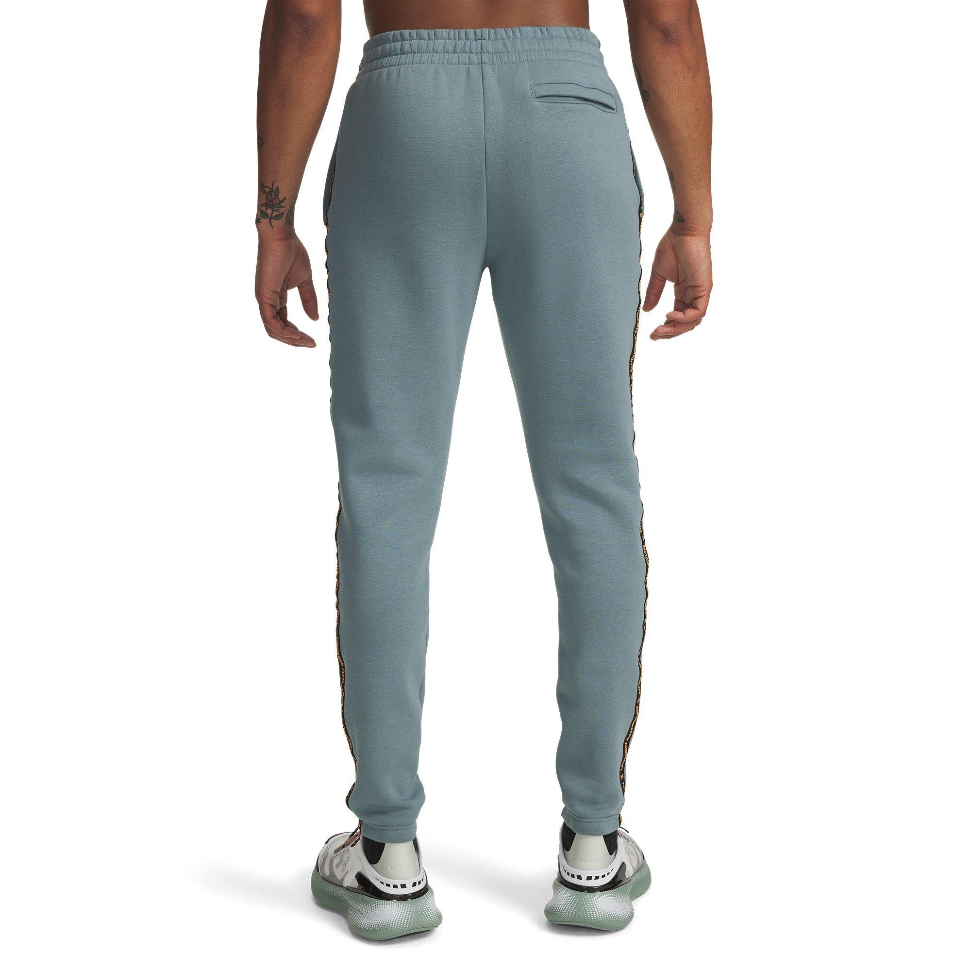 Jasper Blue - Under Armour - Men's Icon Taping Closed Hem Fleece Joggers - 2