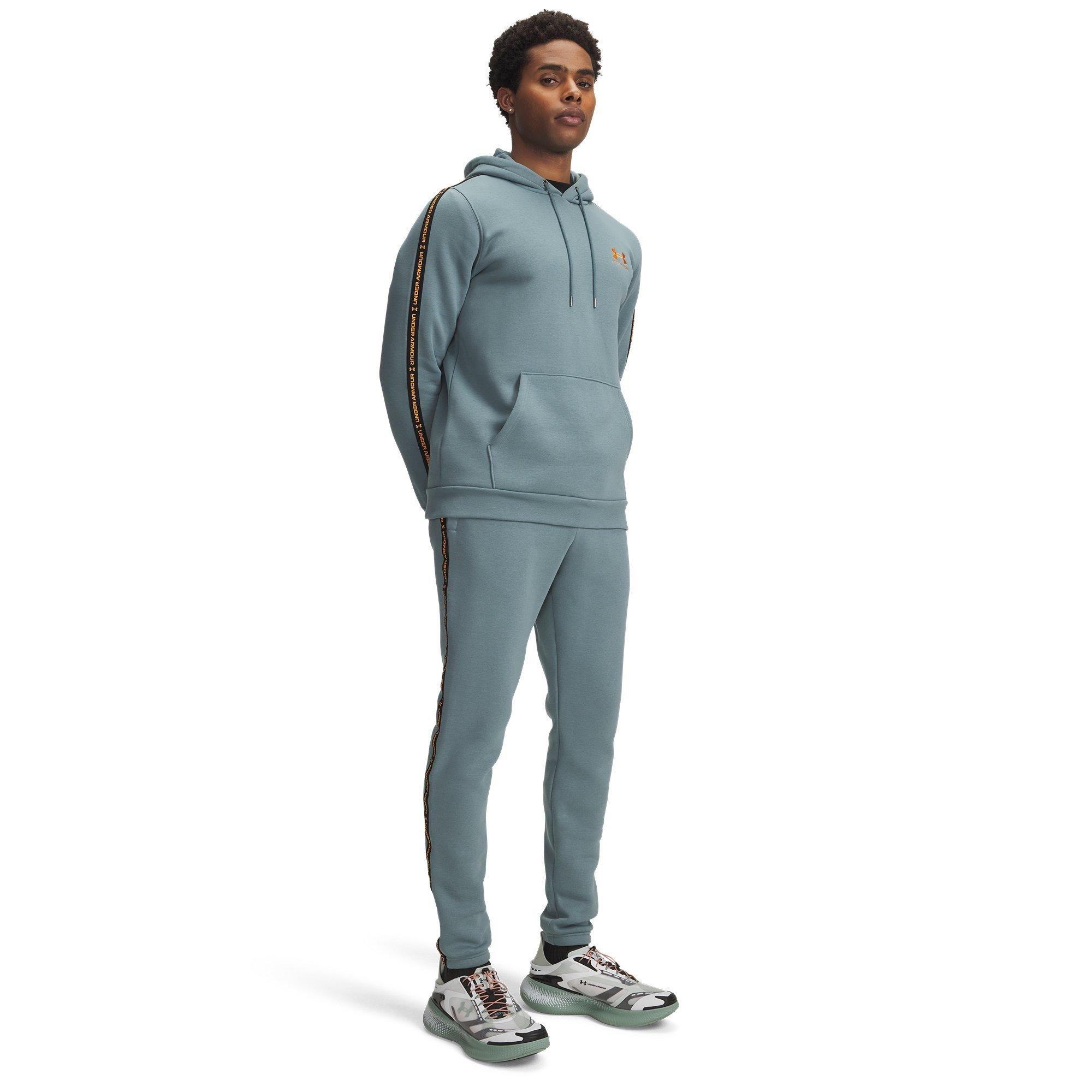 Jasper Blue - Under Armour - Men's Icon Taping Closed Hem Fleece Joggers - 4