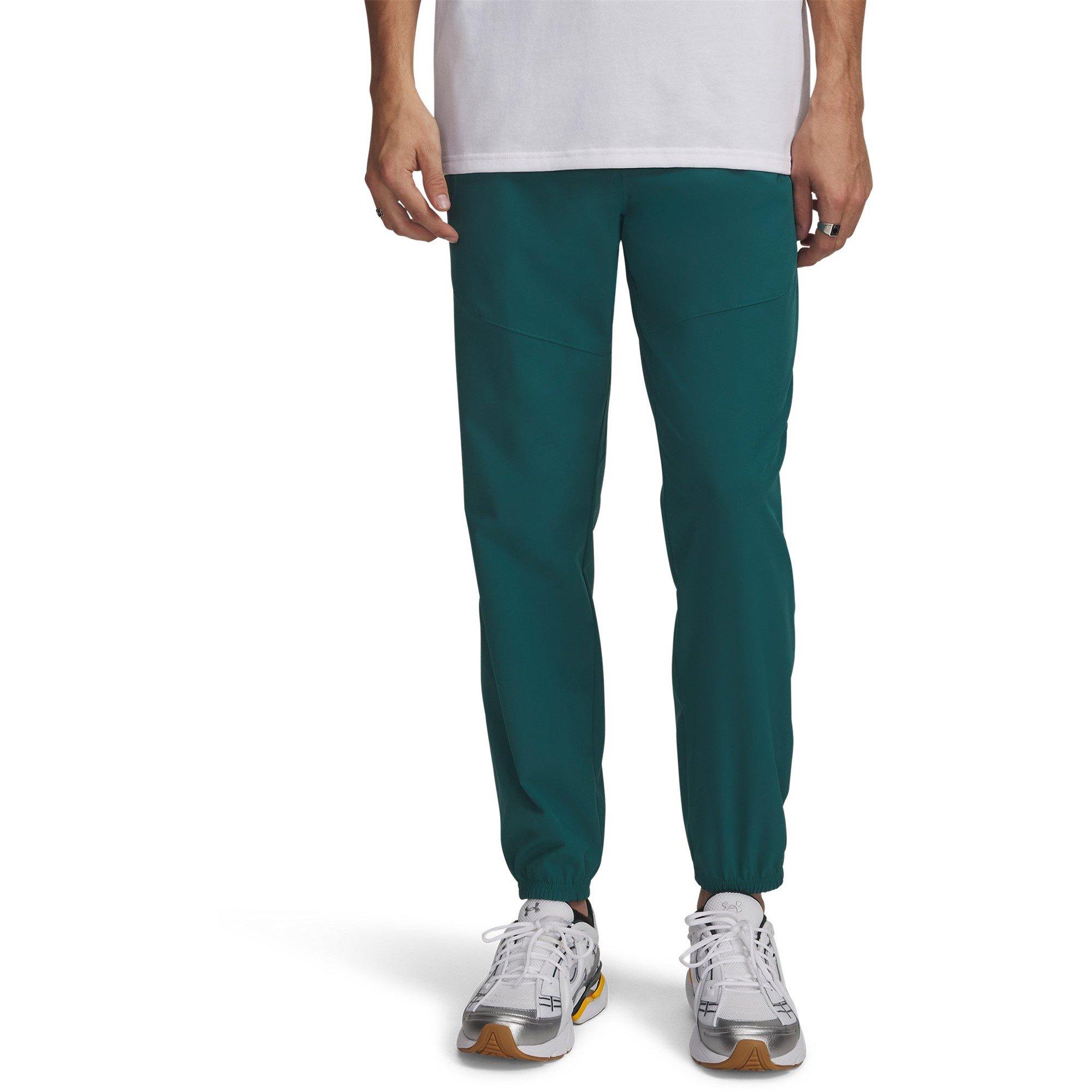 Under Armour Men's Vibe Woven Joggers - Green/Black - XL